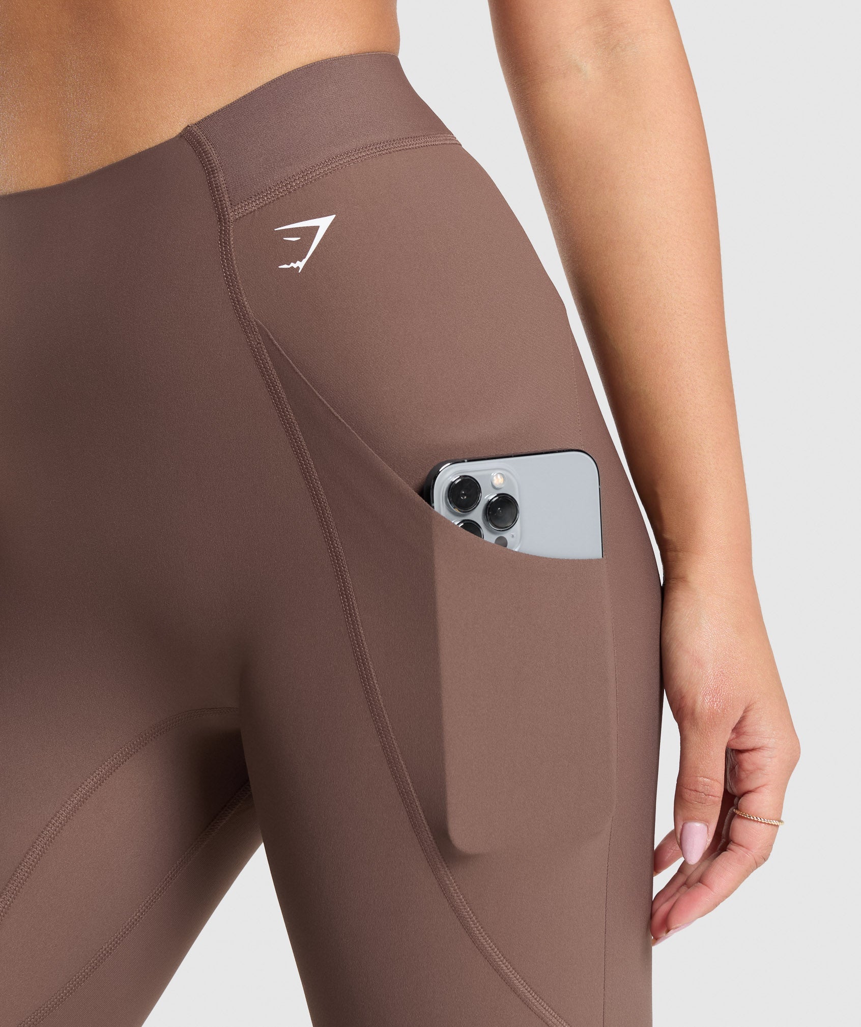 Raw Cut Leggings in Soft Brown - view 5