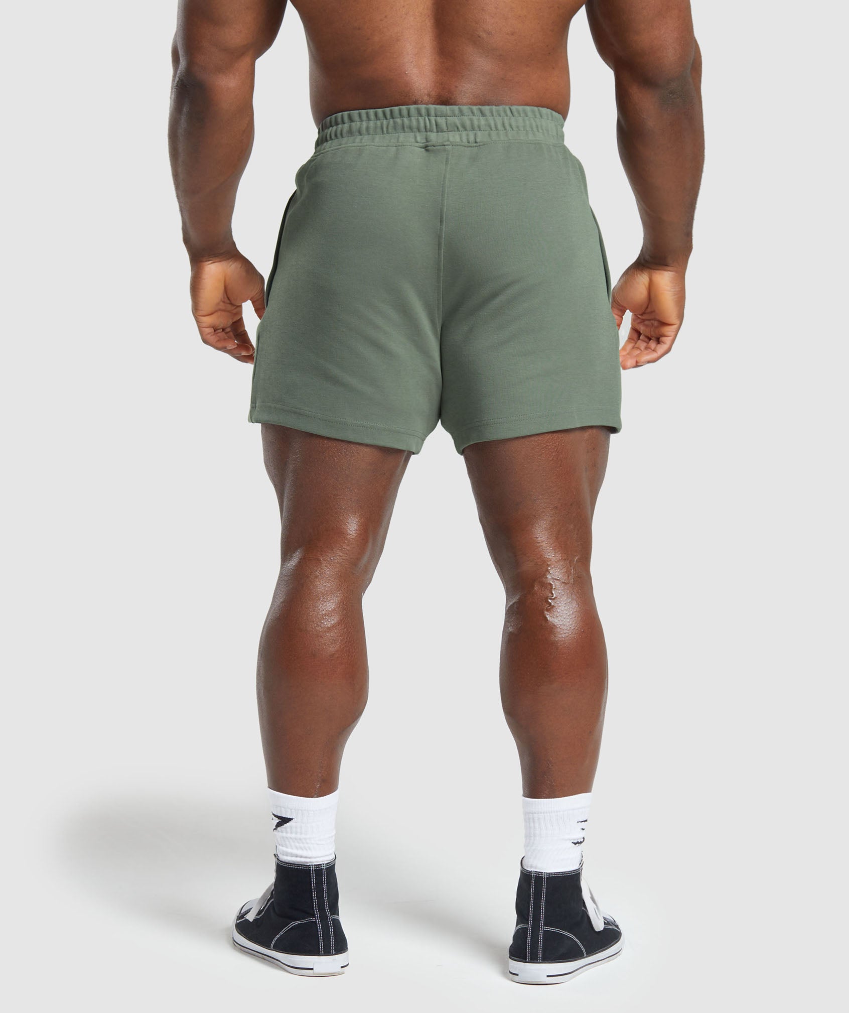 Gymshark React 5 Shorts - Dusk Green