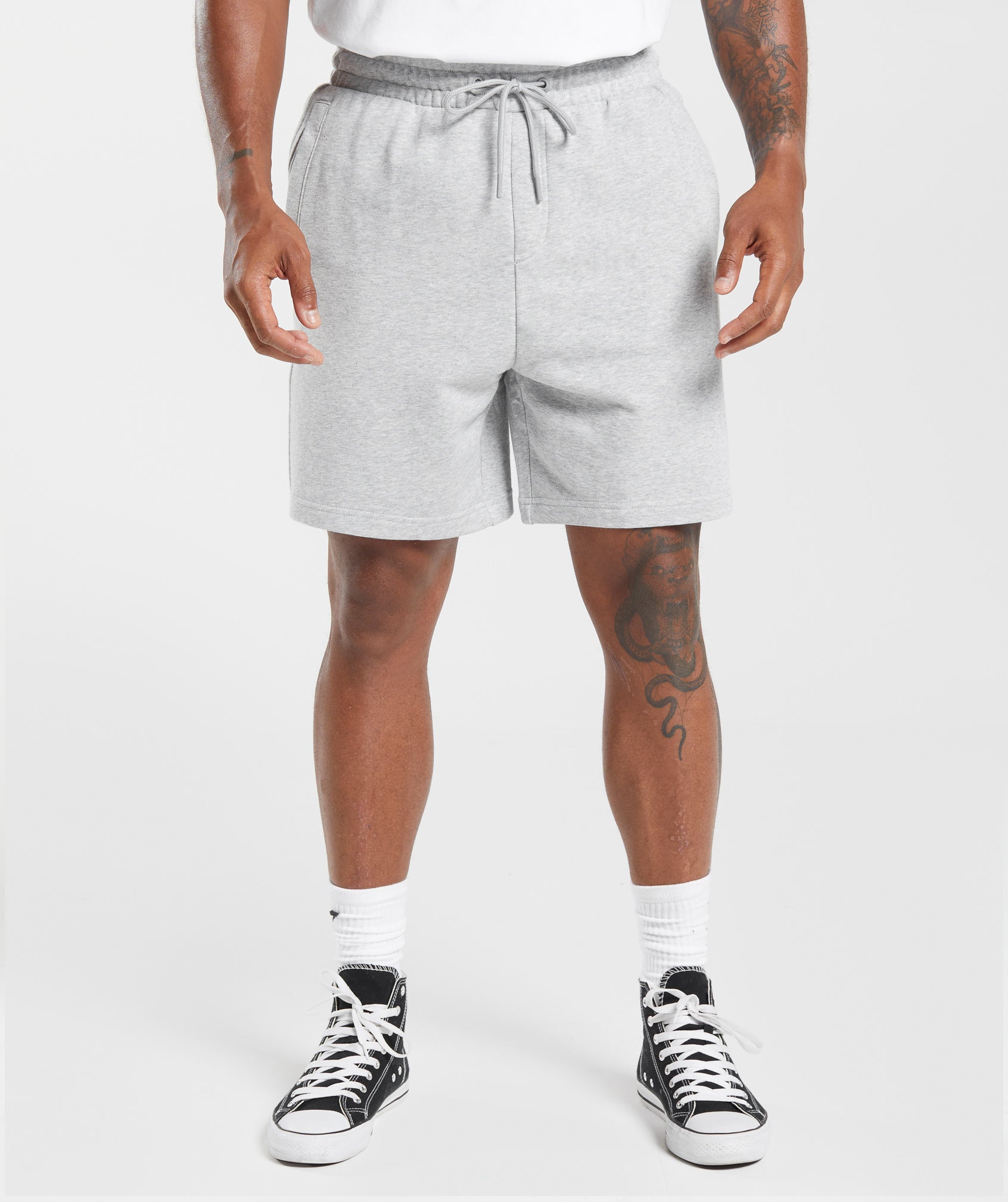 Rest Day Essentials 7" Shorts in Light Grey Core Marl is out of stock