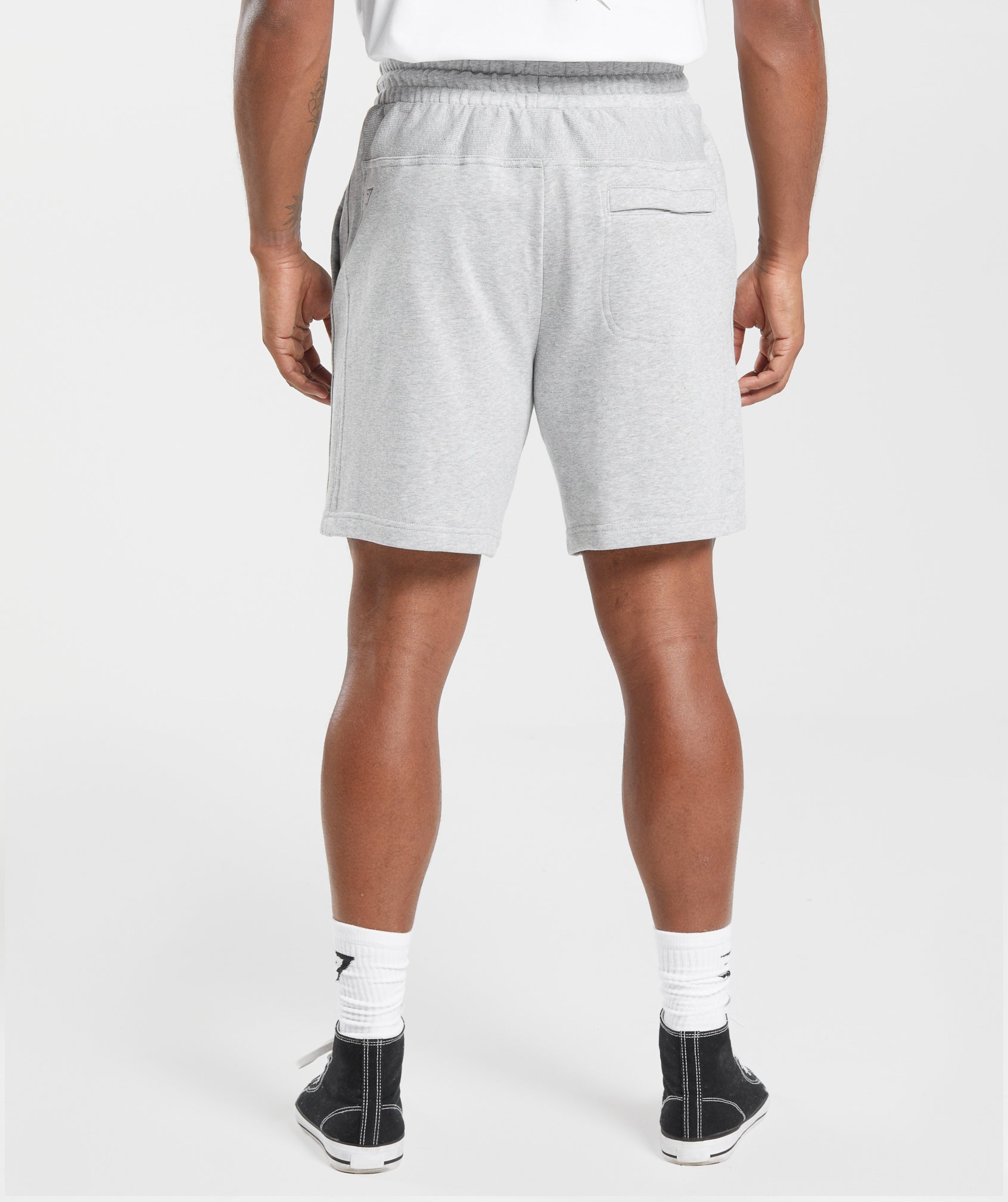 Rest Day Essentials Shorts in Light Grey Core Marl - view 2