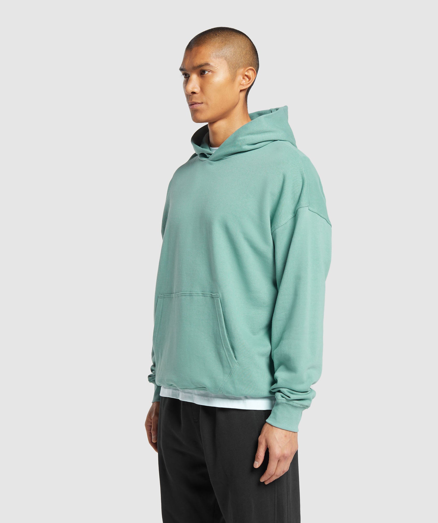 Rest Day Essentials Hoodie in Duck Egg Blue - view 3