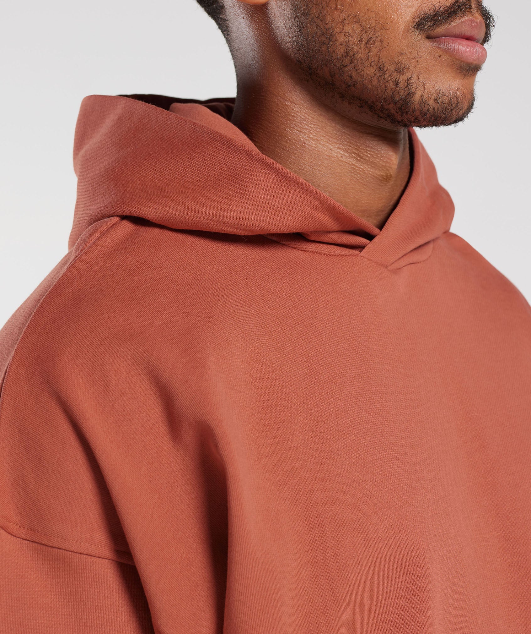 Rest Day Essentials Hoodie in Persimmon Red - view 5