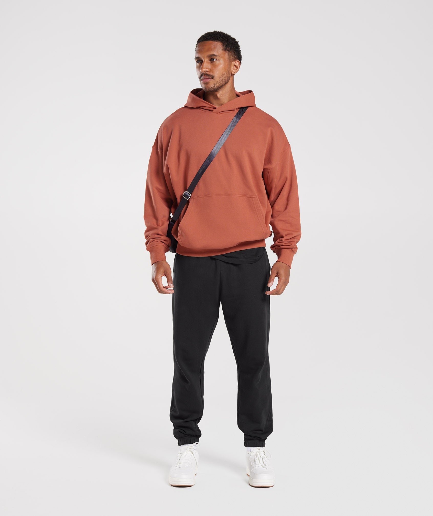 Rest Day Essentials Hoodie in Persimmon Red - view 4