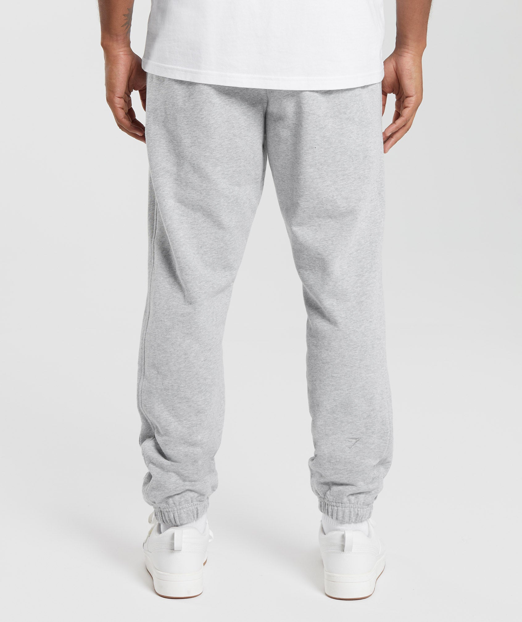 COLLUSION relaxed dad joggers in grey marl