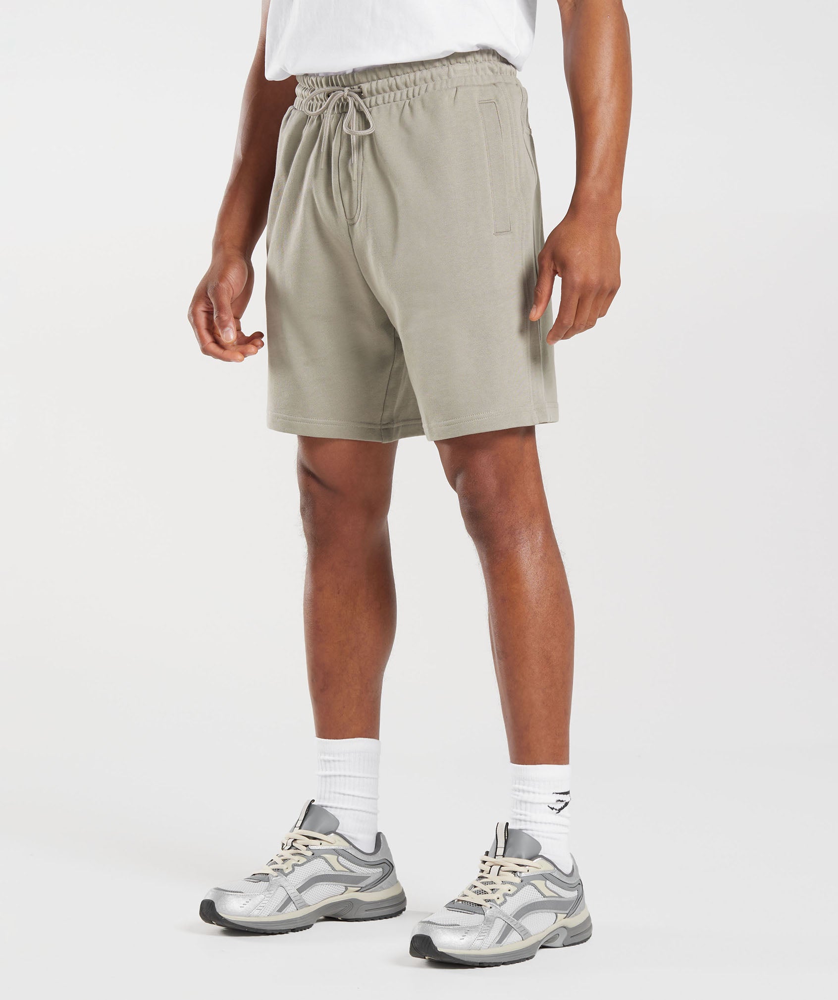 Rest Day Essentials 7" Shorts in Ecru Brown - view 3