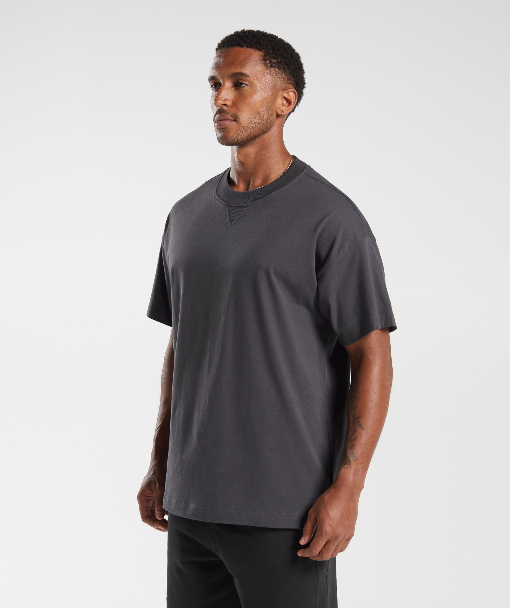Rest Day Essentials T-Shirt in Onyx Grey - view 3