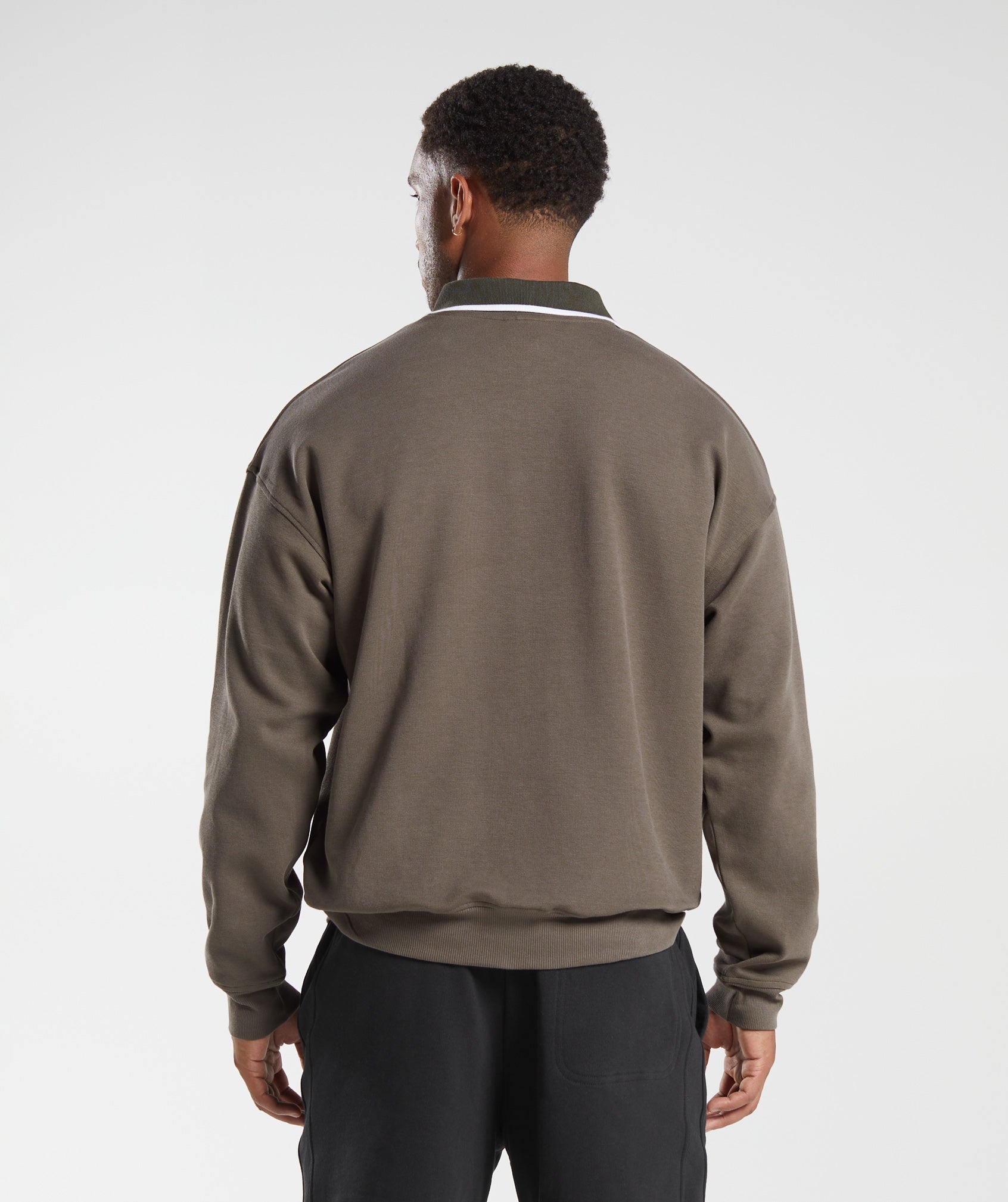 Rest Day Street Polo Pullover in Camo Brown - view 2