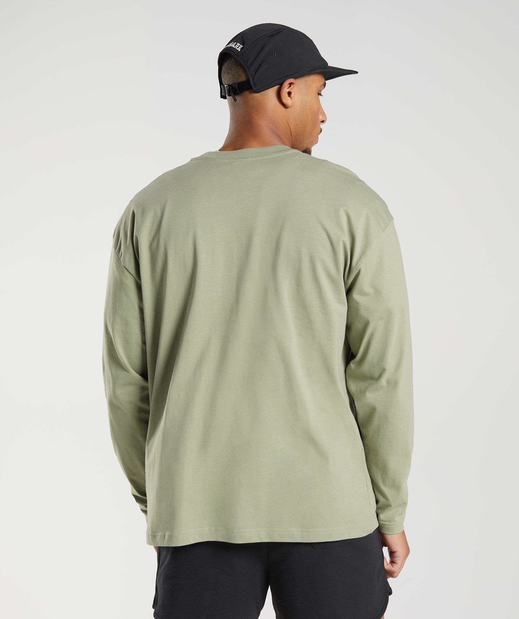 Rest Day Sweats Long Sleeve T-Shirt in Sage Green - view 3