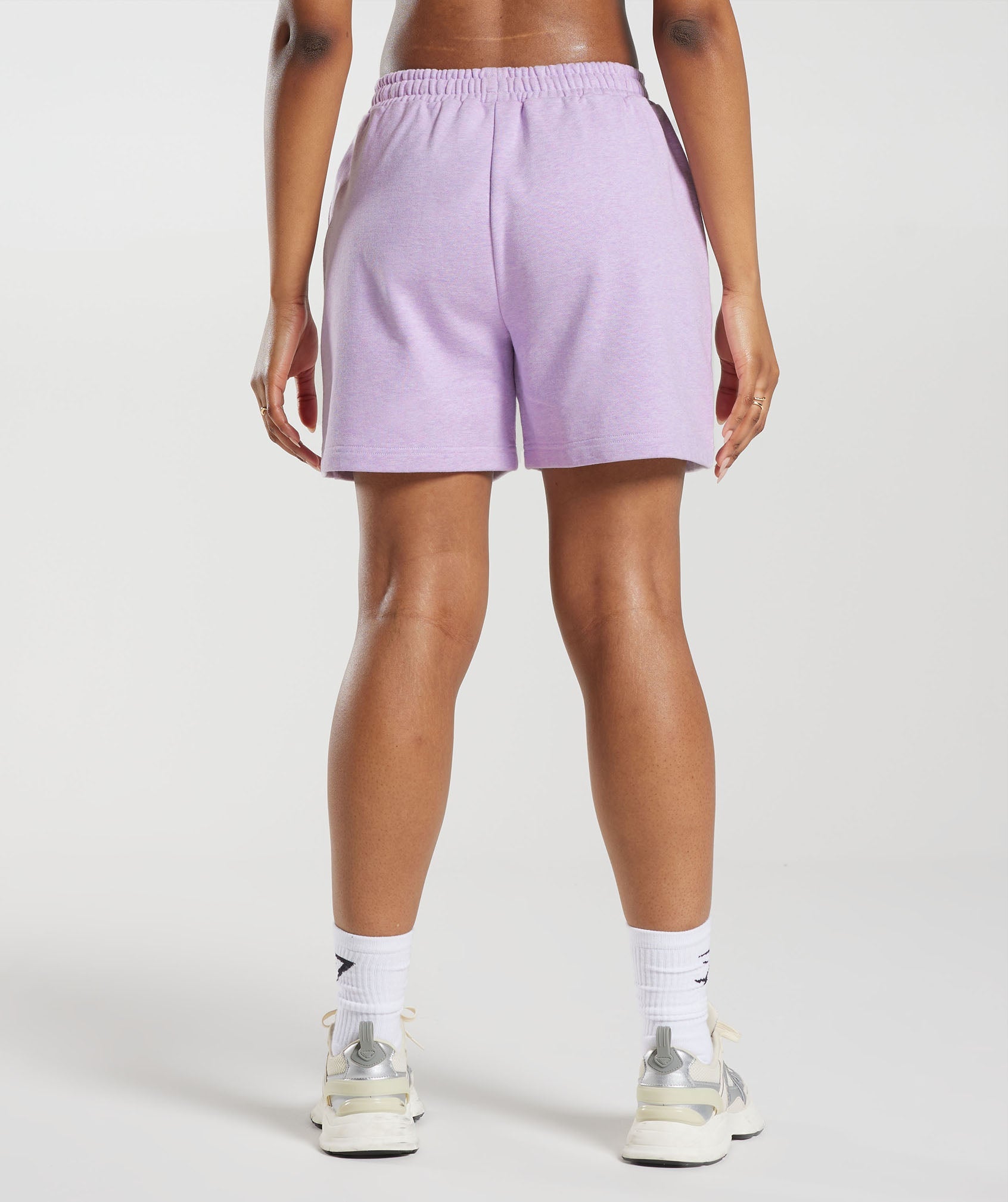 Rest Day Sweats Shorts in Aura Lilac Marl - view 2