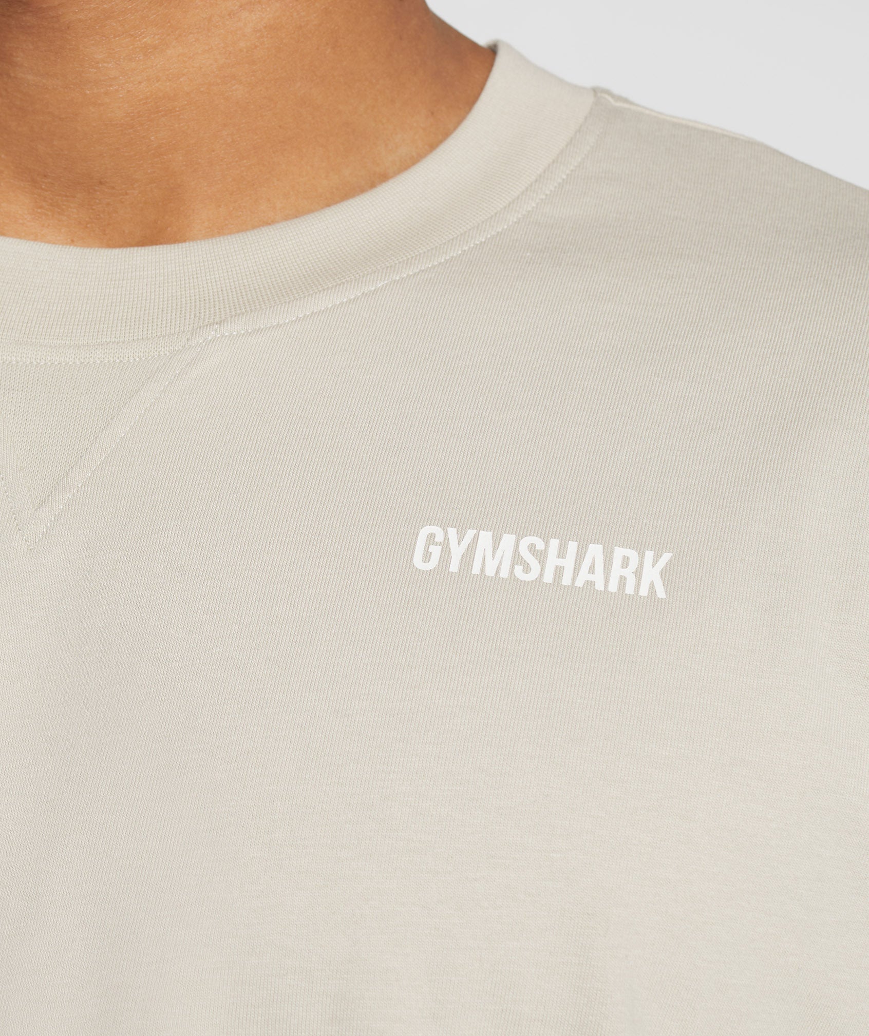 Gymshark Rest Day Sweats Long Sleeve T-Shirt - Pebble Grey