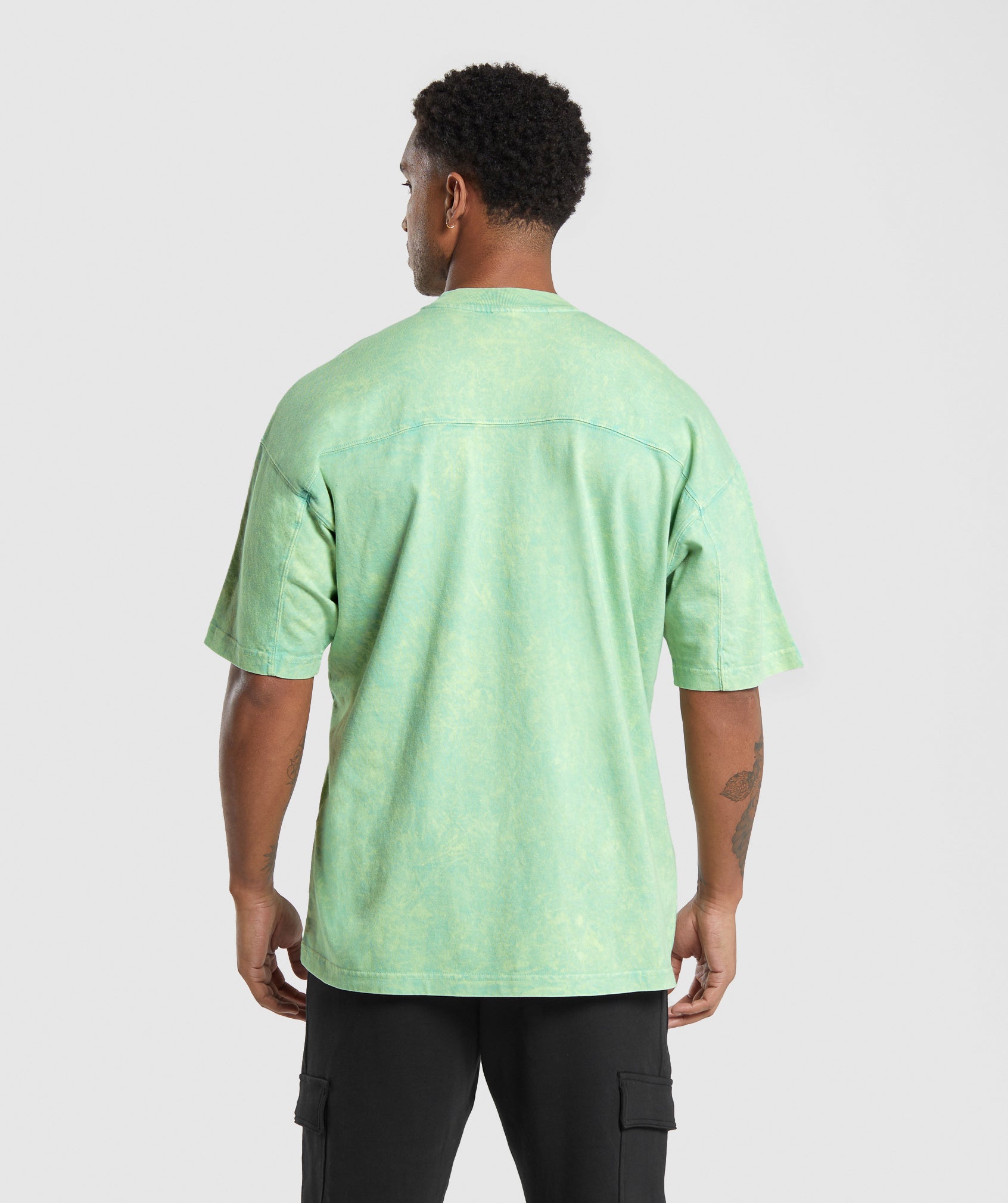 Rest Day Washed T-Shirt in Lido Green - view 2