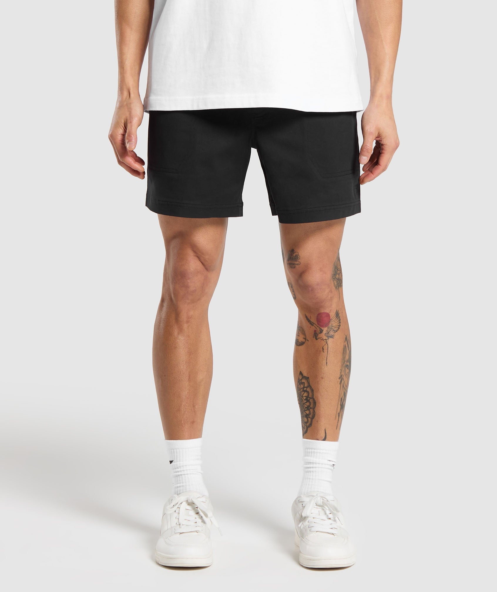 Rest Day Woven Shorts in Black - view 1