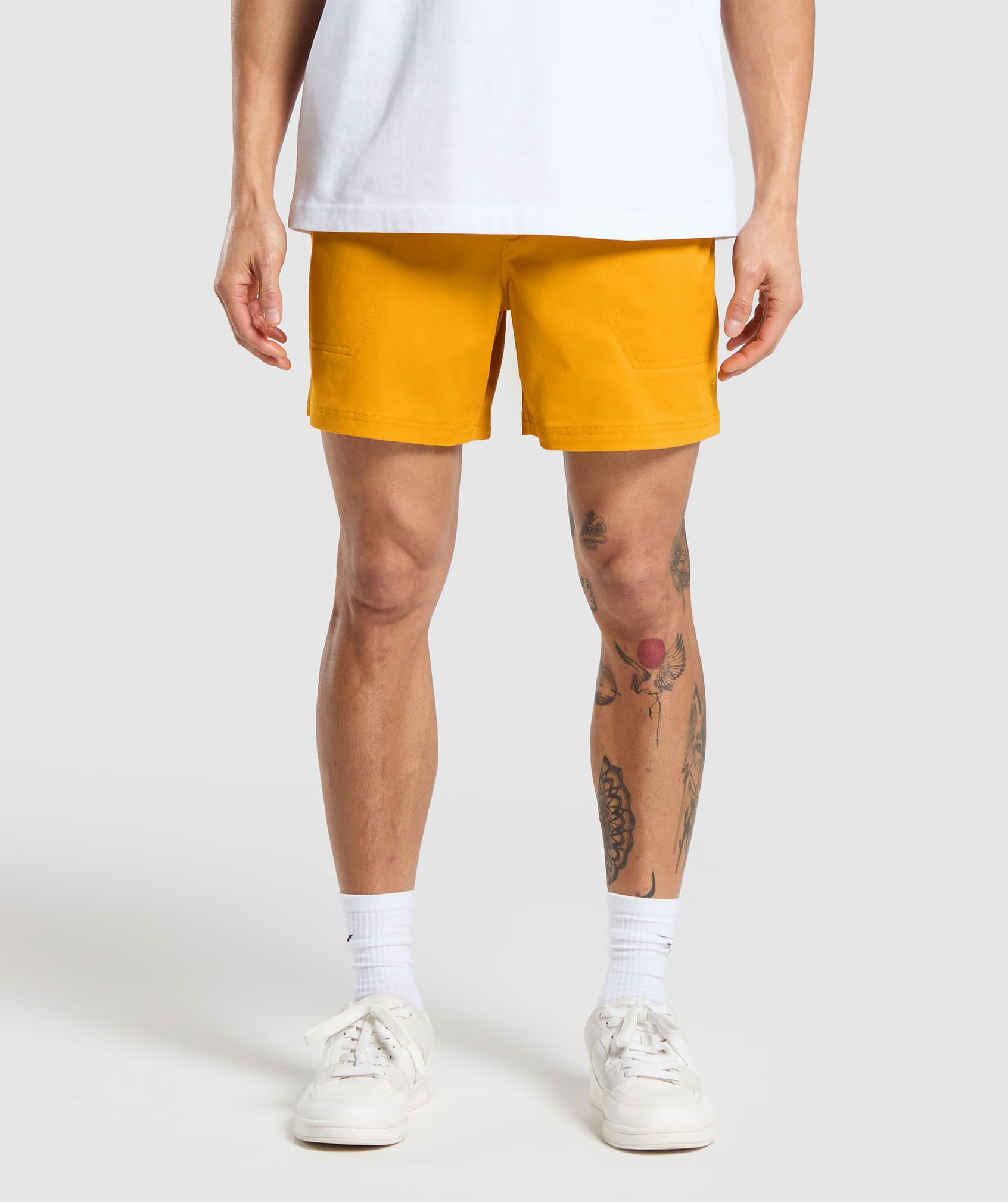 Rest Day Woven Shorts in Burnt Yellow
