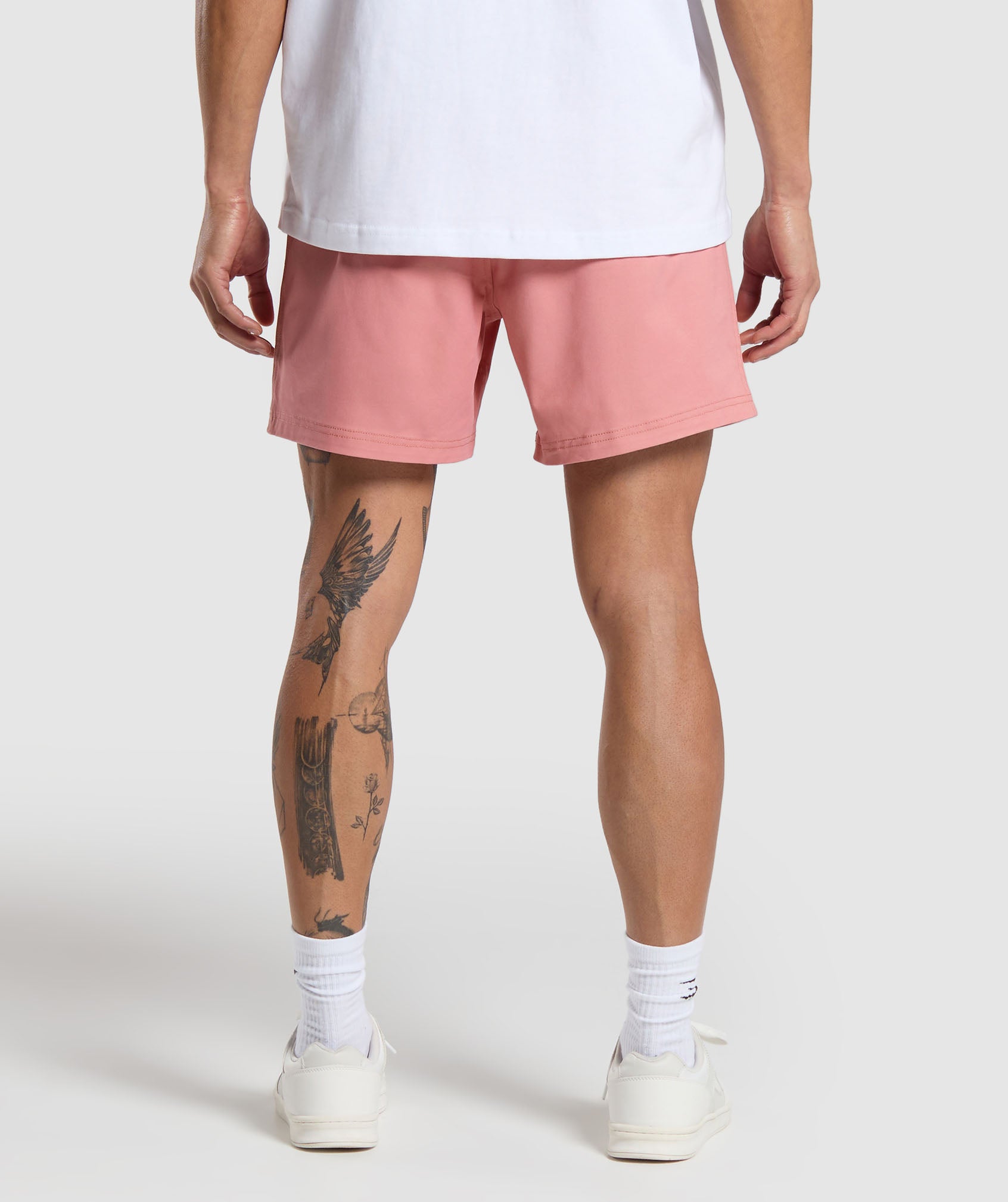 Rest Day Woven Shorts in Classic Pink - view 2