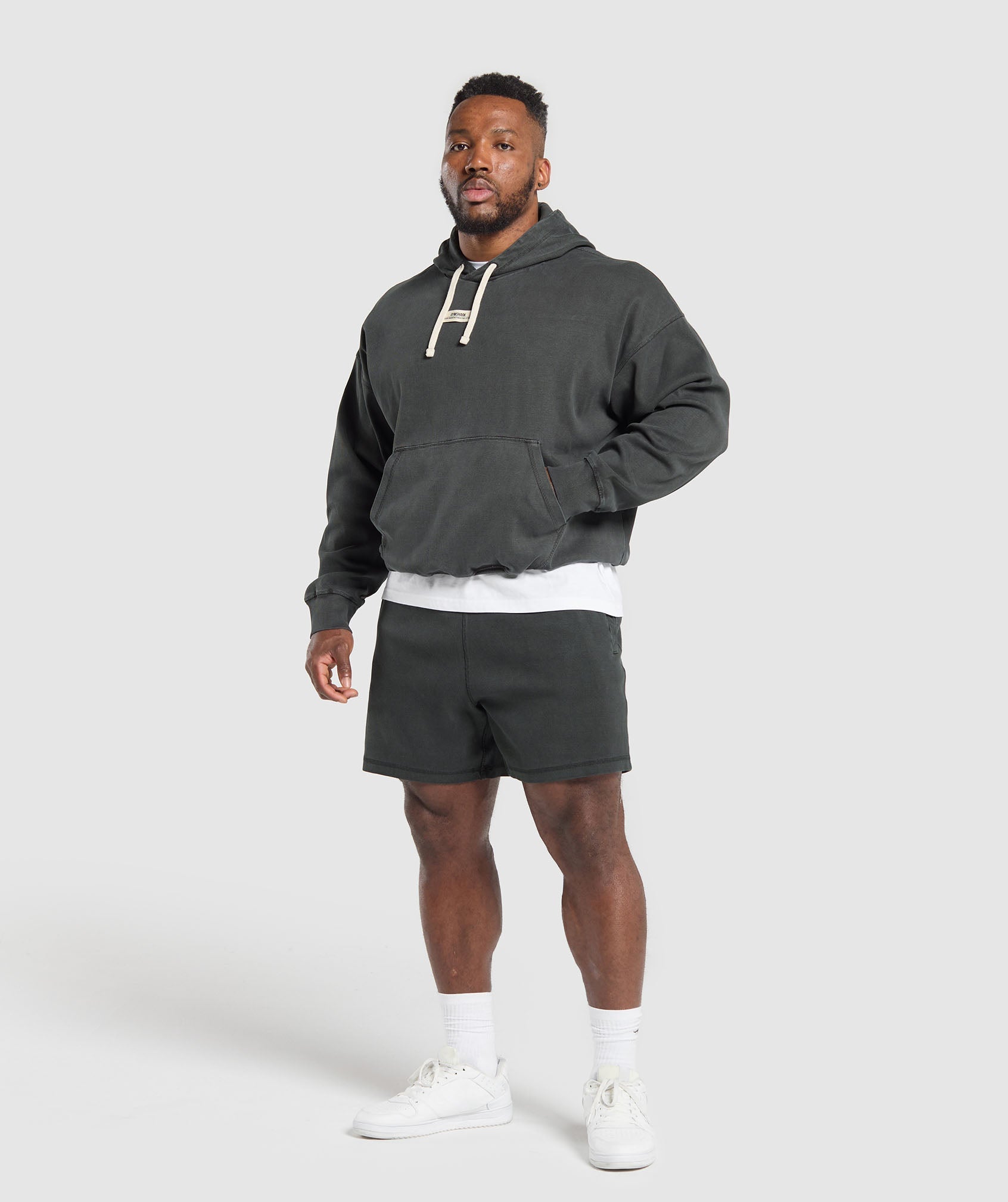 Gymshark Heavyweight Rib Hoodie - Asphalt Grey | Gymshark