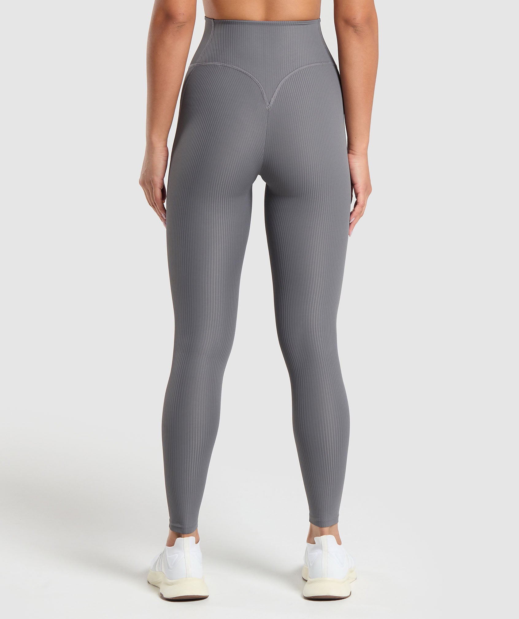 Gymshark Ribbed Legging - Brushed Grey | Gymshark