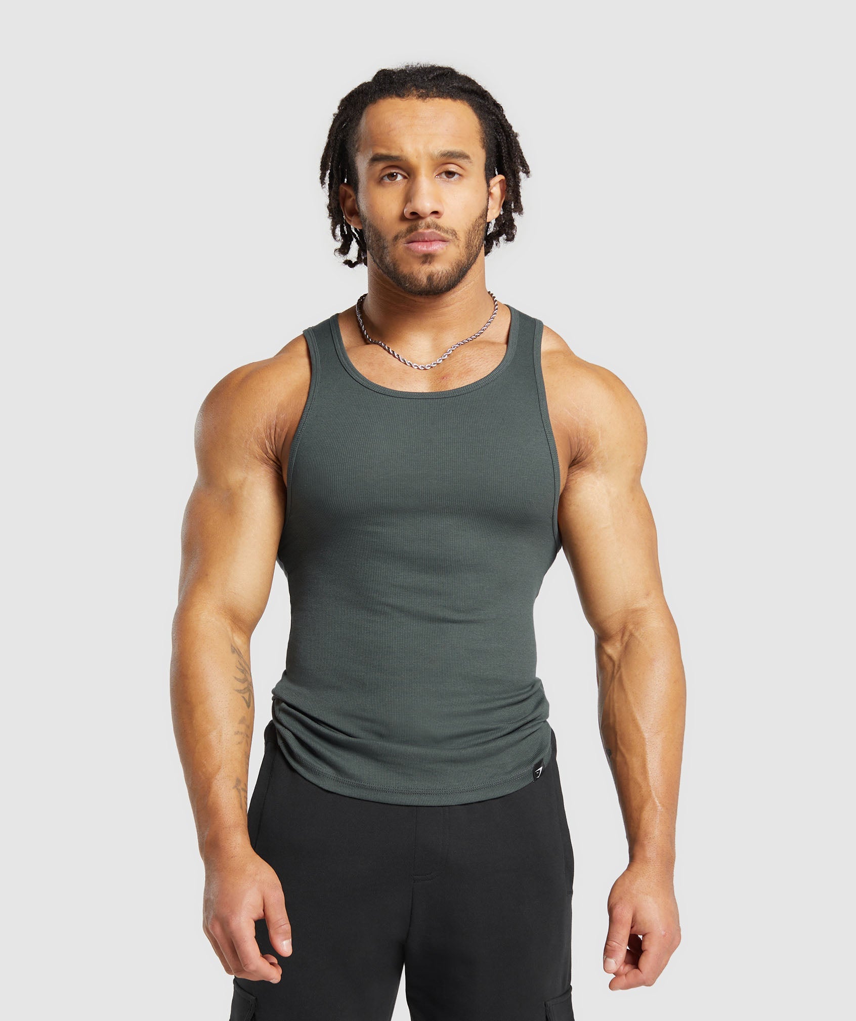 Mp Rest Day Drop Armhole Tank Top in Gray for Men