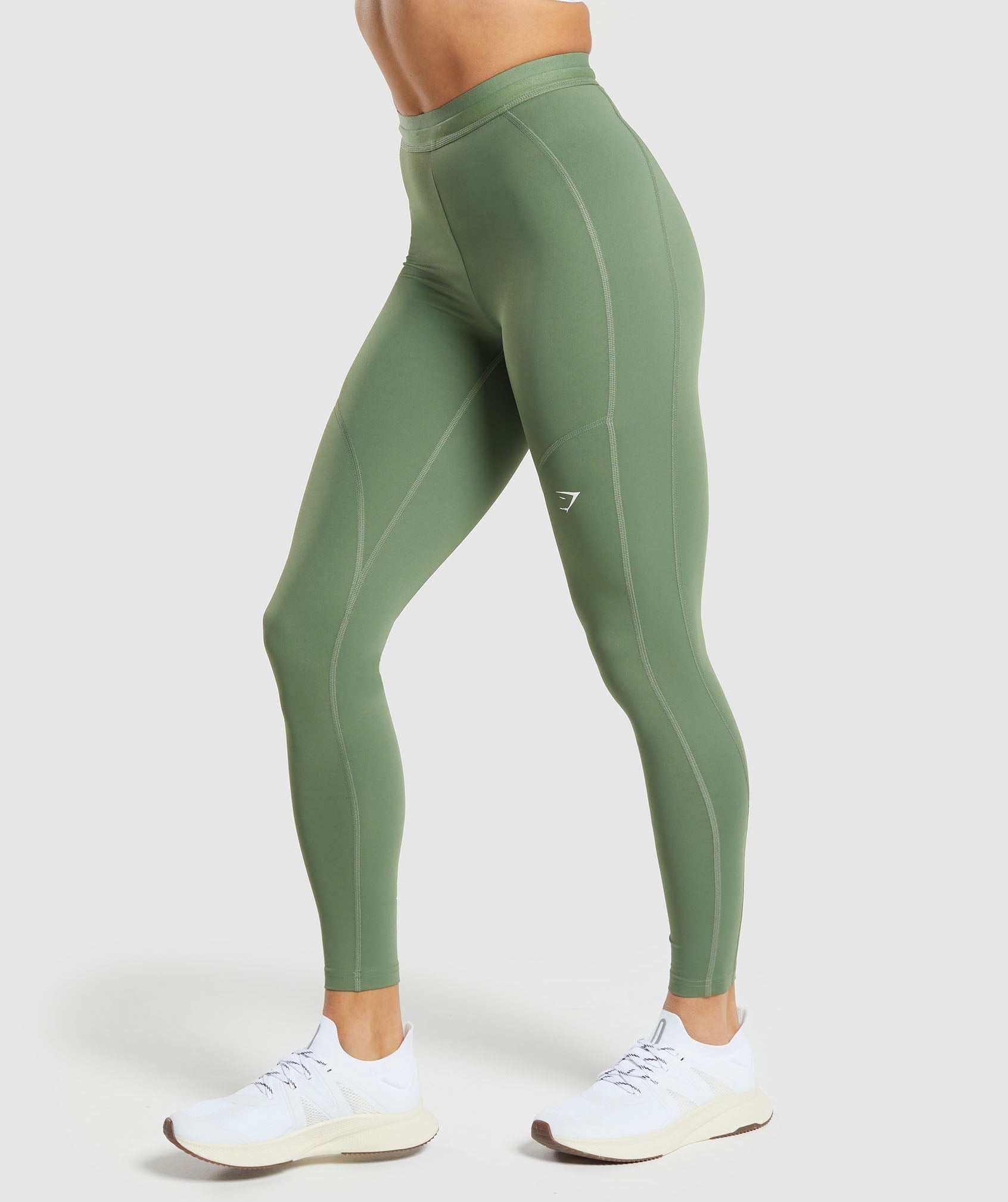 Running Leggings in Force Green - view 3