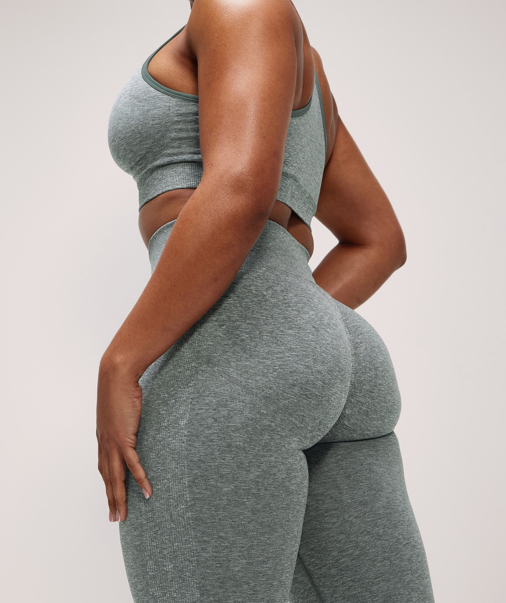 Essential Seamless Contour Leggings - Grey