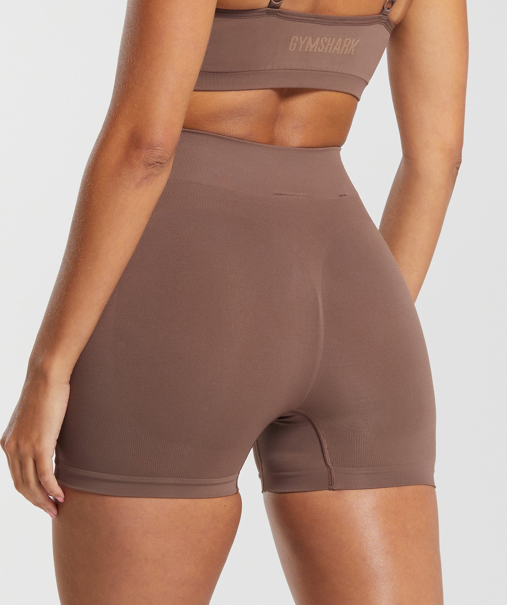 Gymshark Seamless V Neck Bralette - Archive Brown