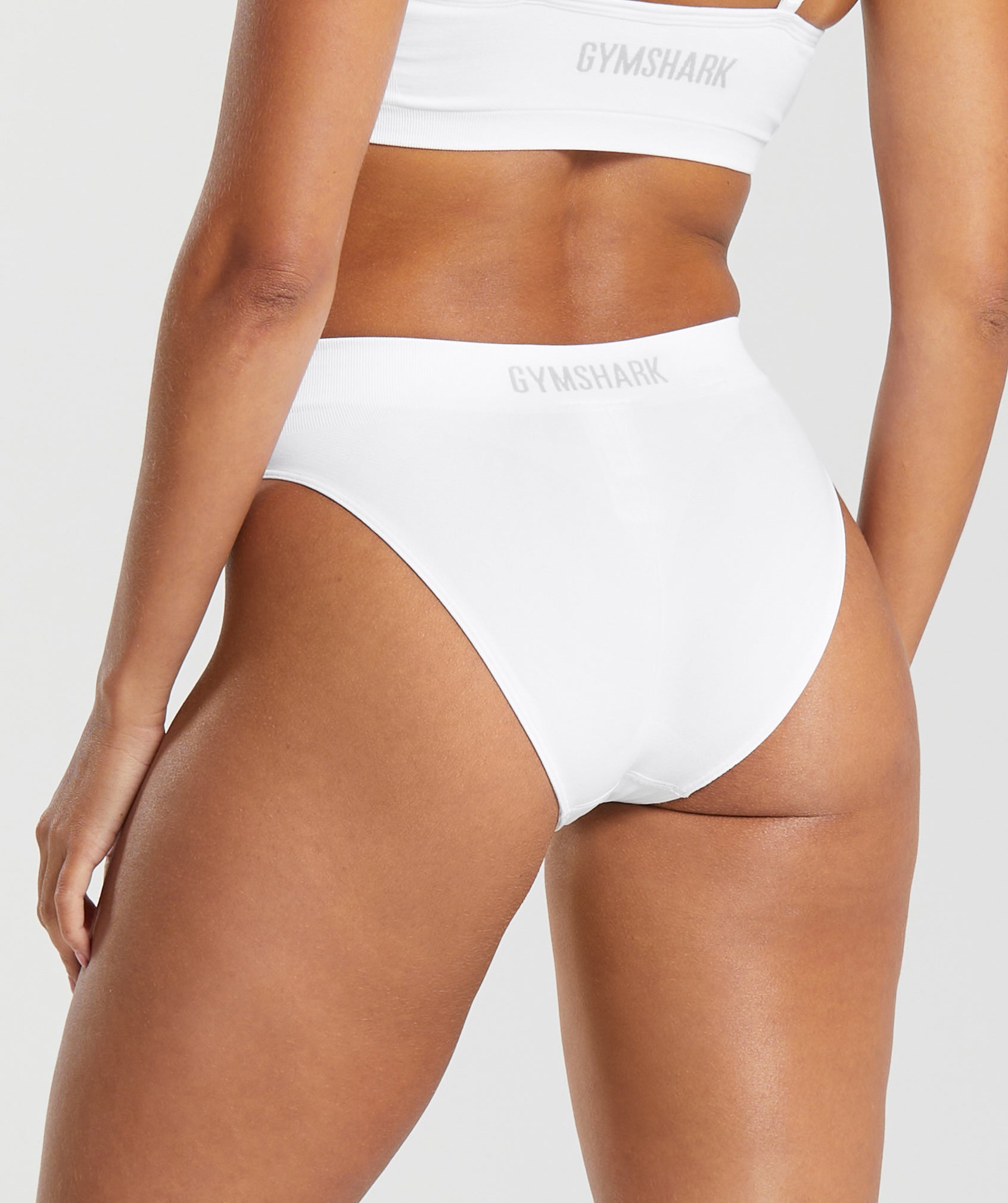 Gymshark Seamless High Rise Thong - Fawn Light Brown