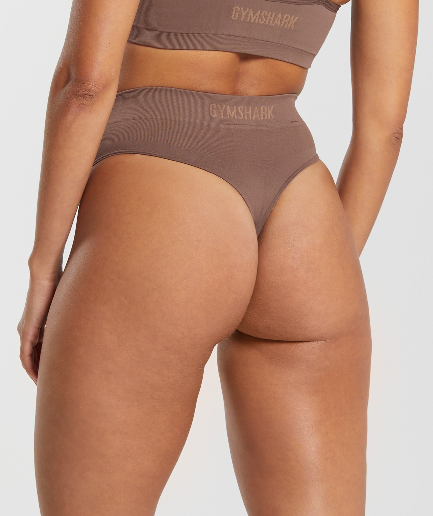 Gymshark Seamless High Rise Thong - Black