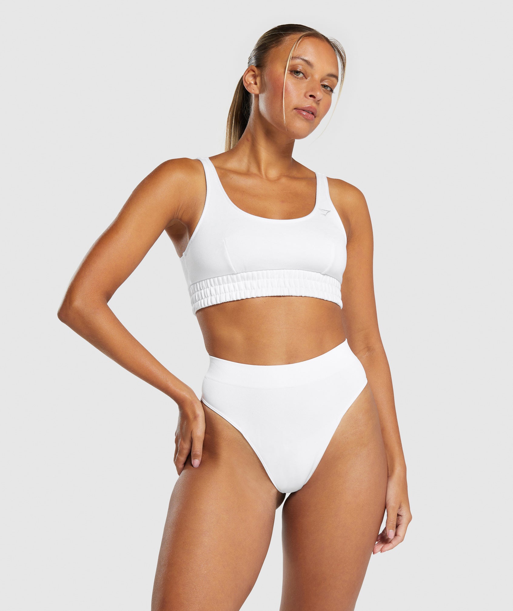 GYMSHARK High Rise Seamless Thong | Women's