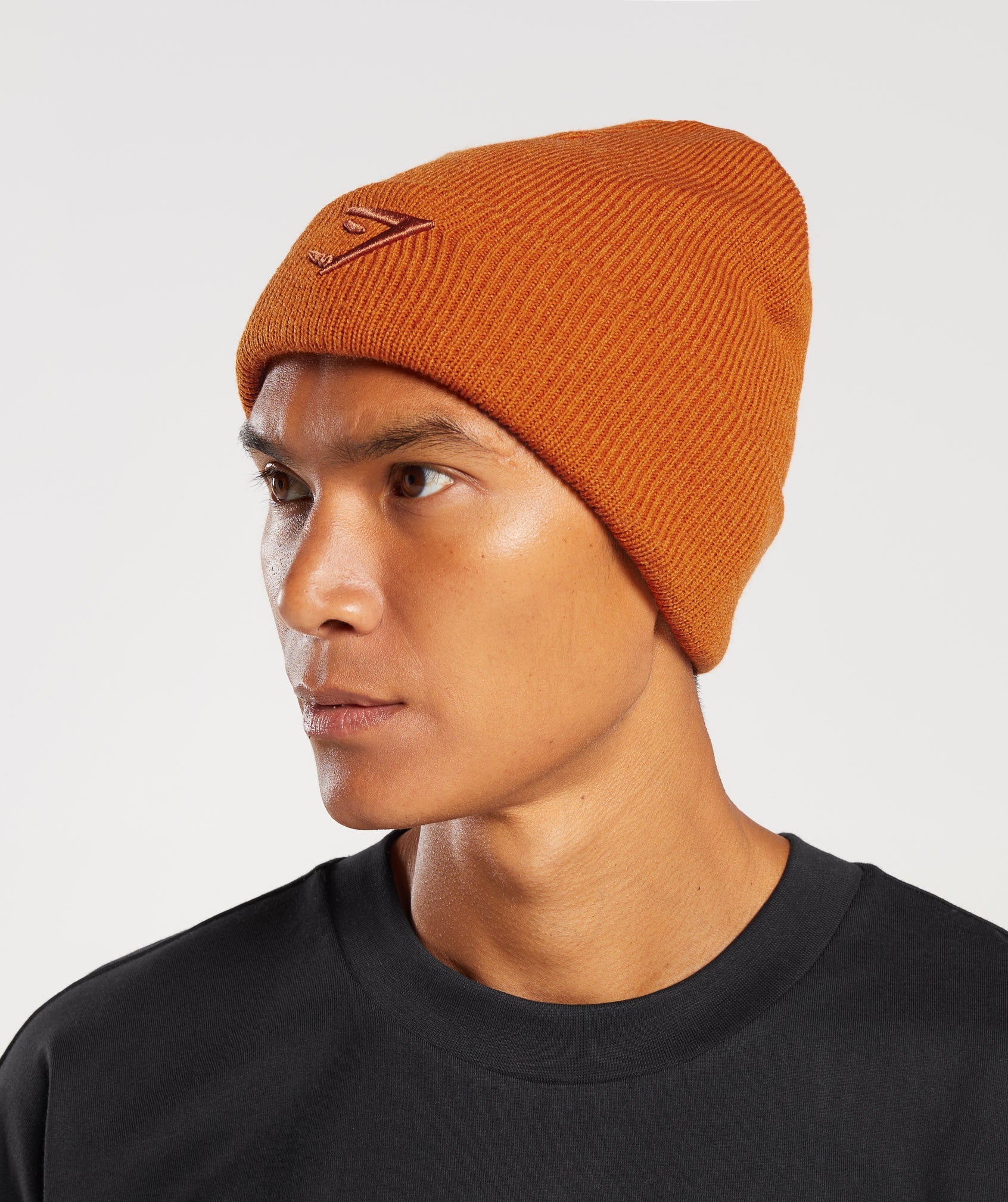 Sharkhead Beanie in Charred Orange - view 3