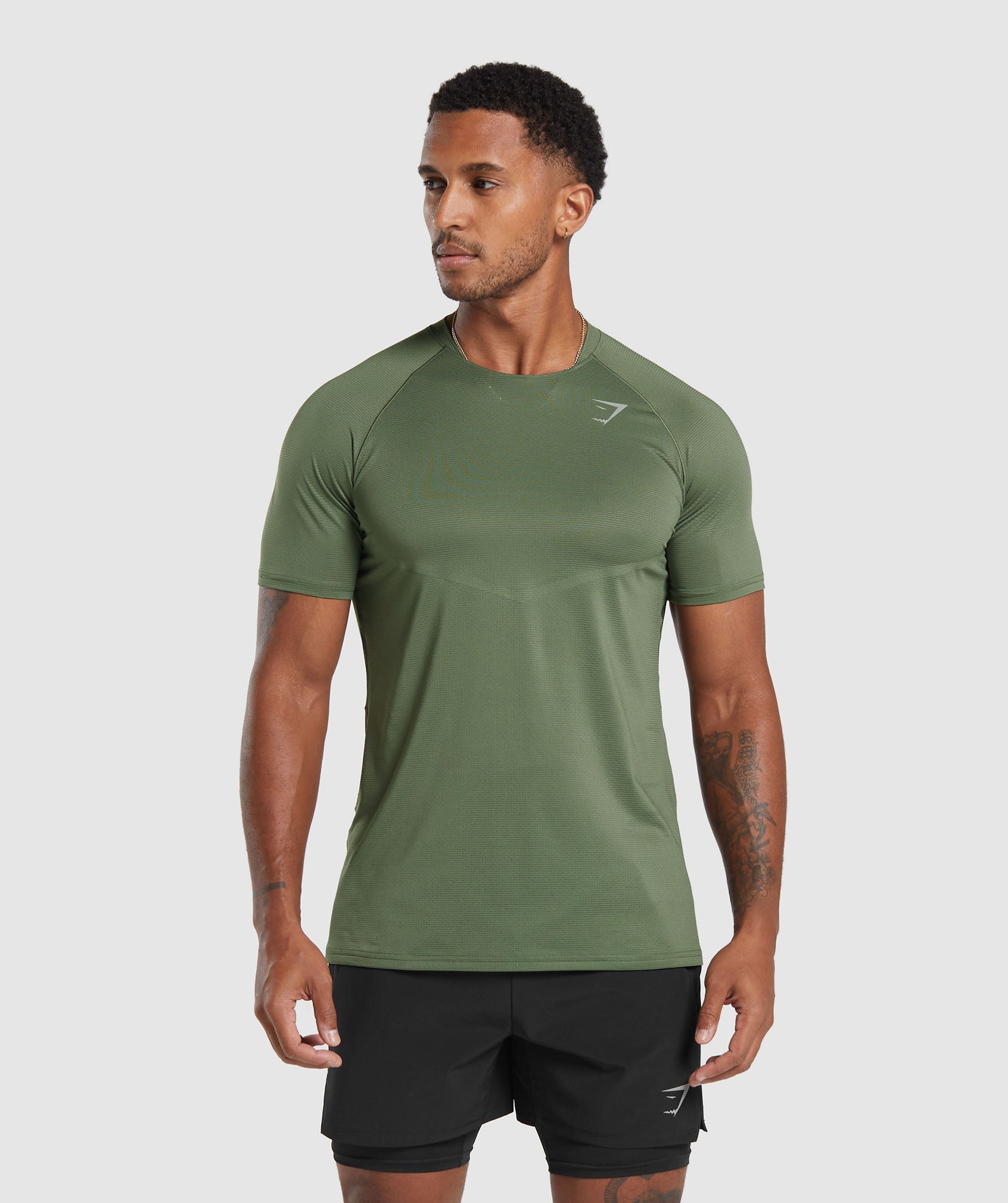 Gymshark Speed T-Shirt - Core Olive | Gymshark