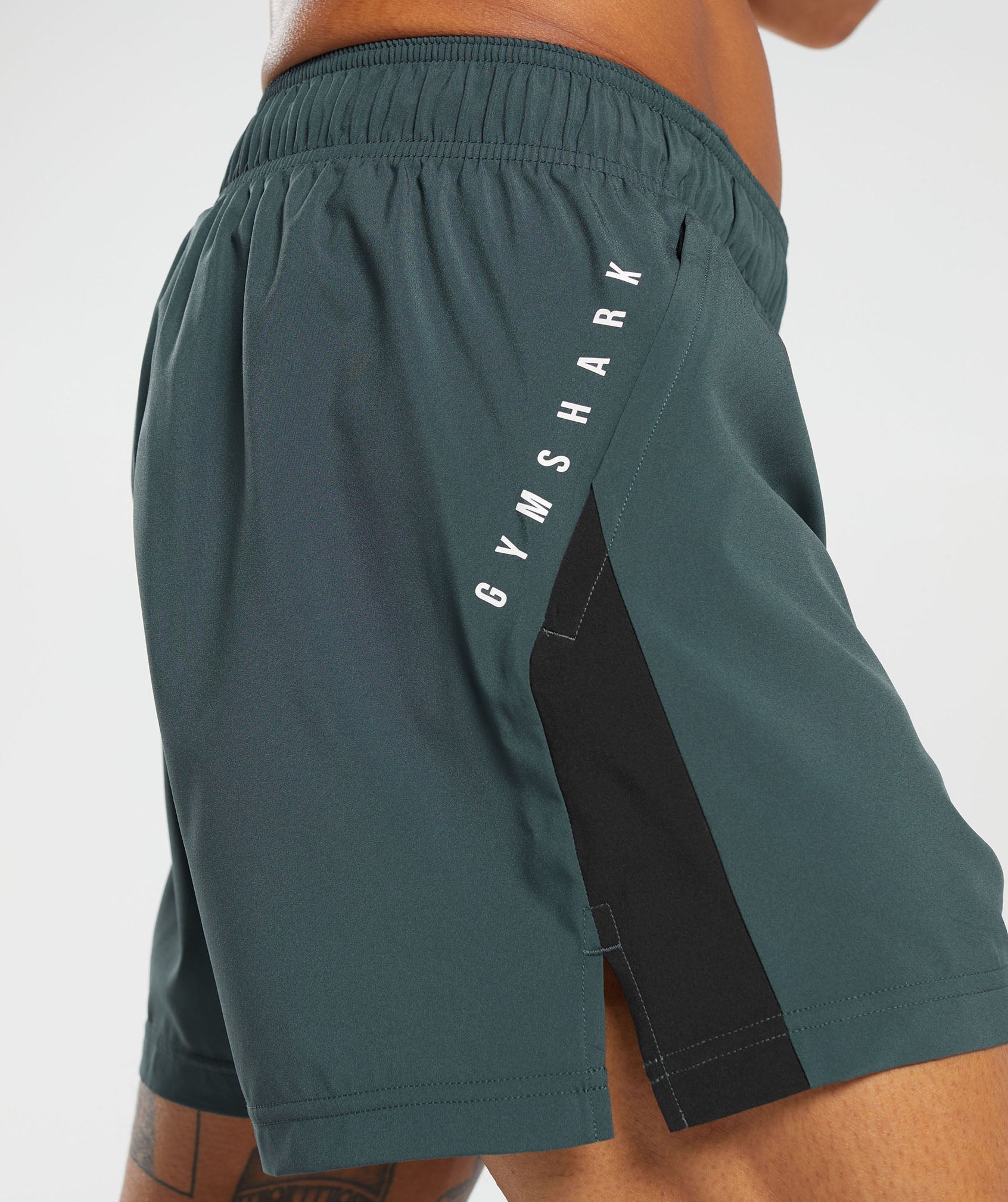 Gymshark Heritage 5 Shorts - Dusk Green