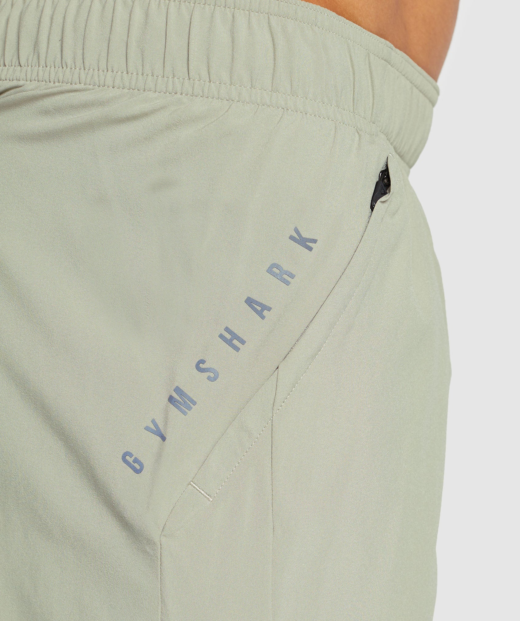 Sport  5" Shorts in Chalk Green/Asphalt Grey - view 7
