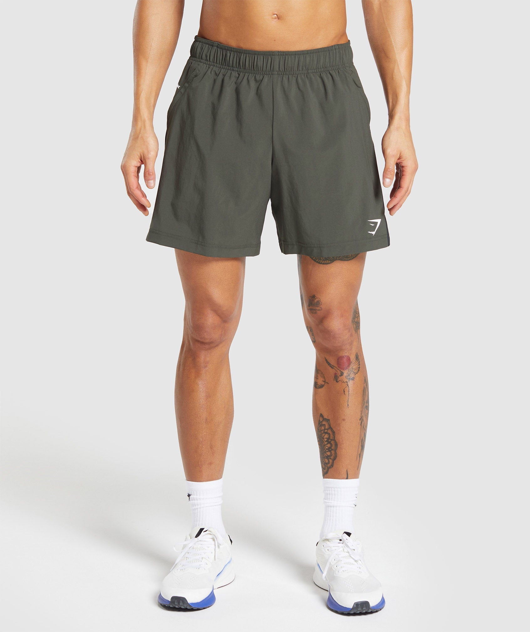 CONVERSE Mens Sport Shorts Small Grey Cotton, Vintage & Second-Hand  Clothing Online