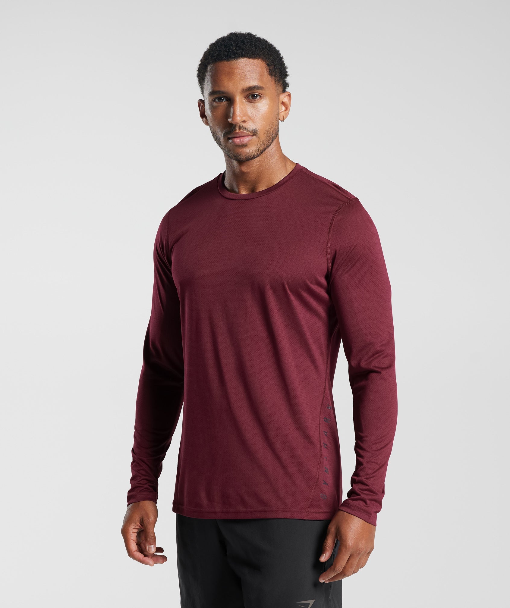 Gymshark Mens Geo Seamless Slim Fit T-Shirt DM3 Pepper Red/Salsa