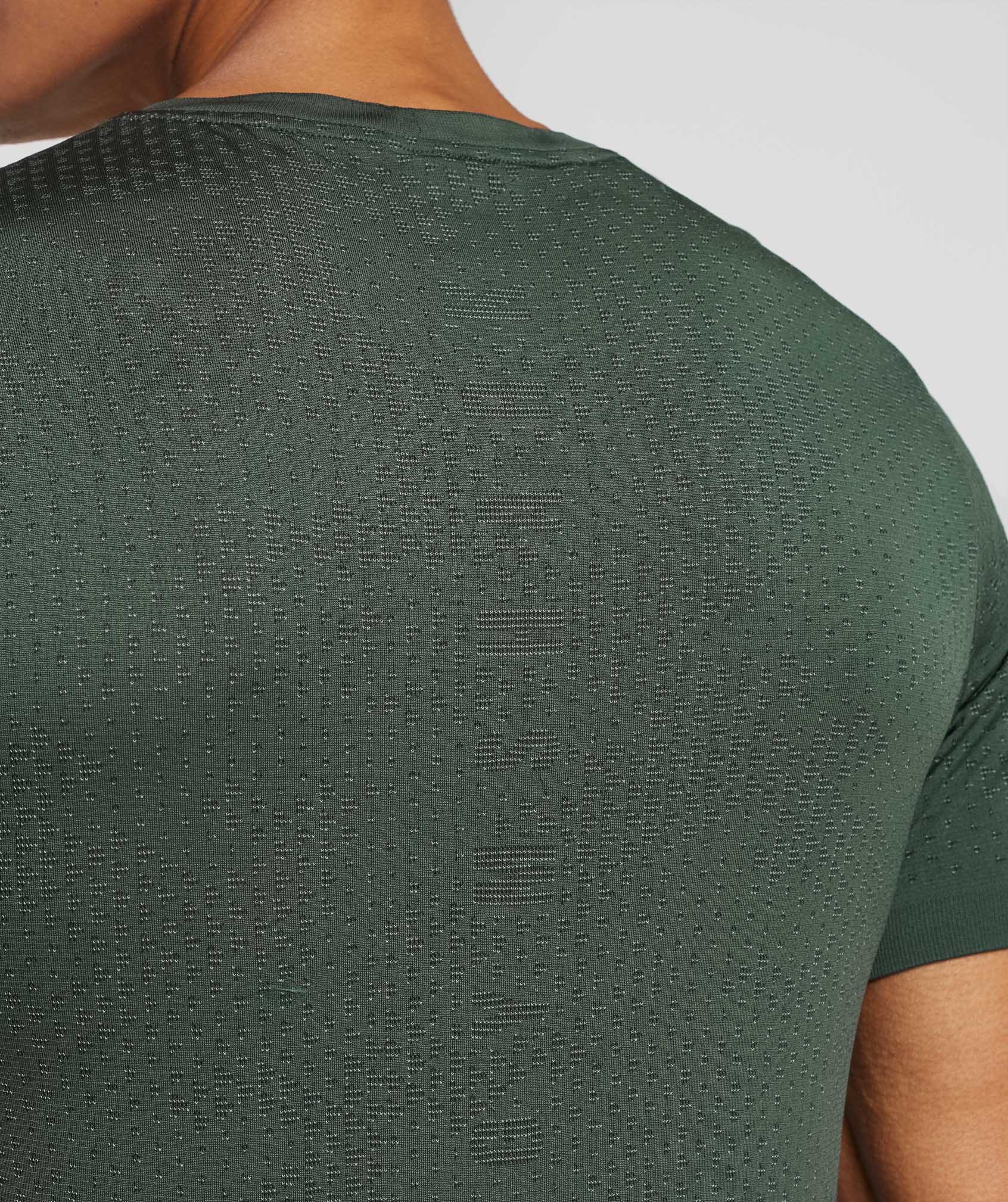 Gymshark Sport Seamless T-Shirt - Fog Green/Black