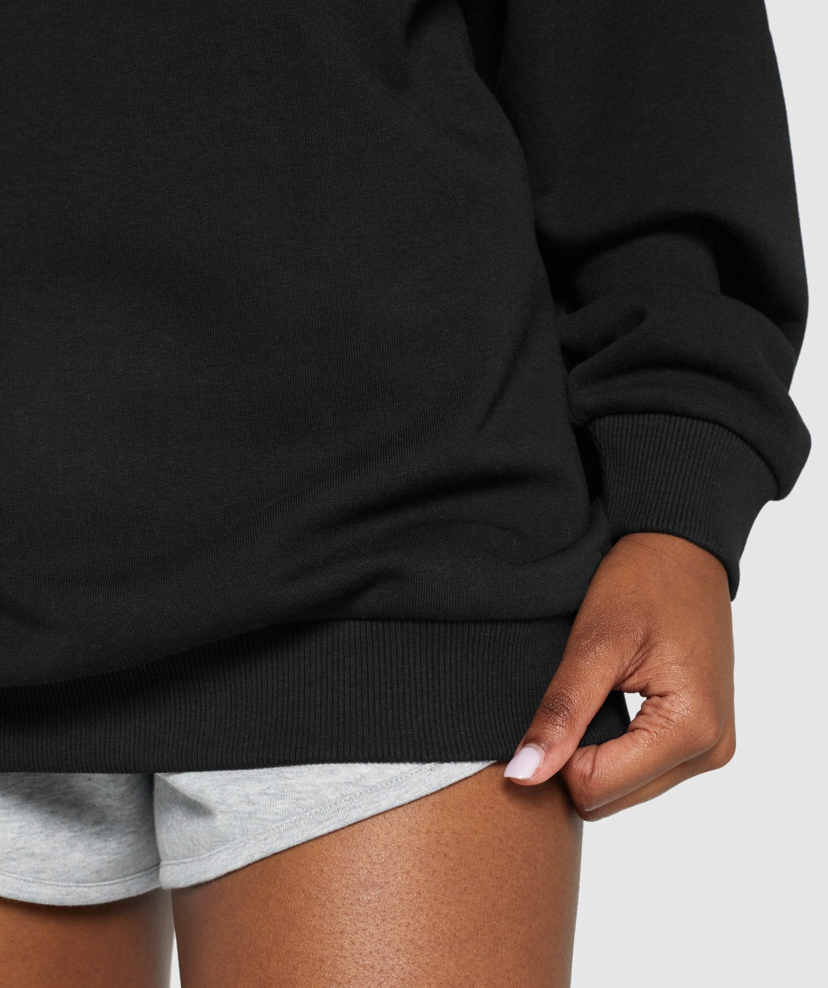 Training Oversized Sweatshirt in Black - view 6