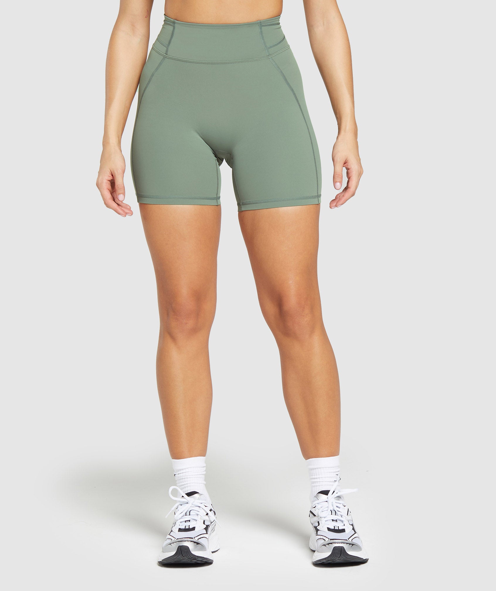 Gymshark Adapt Fleck Seamless Leggings - Dusk Green/Light Sage