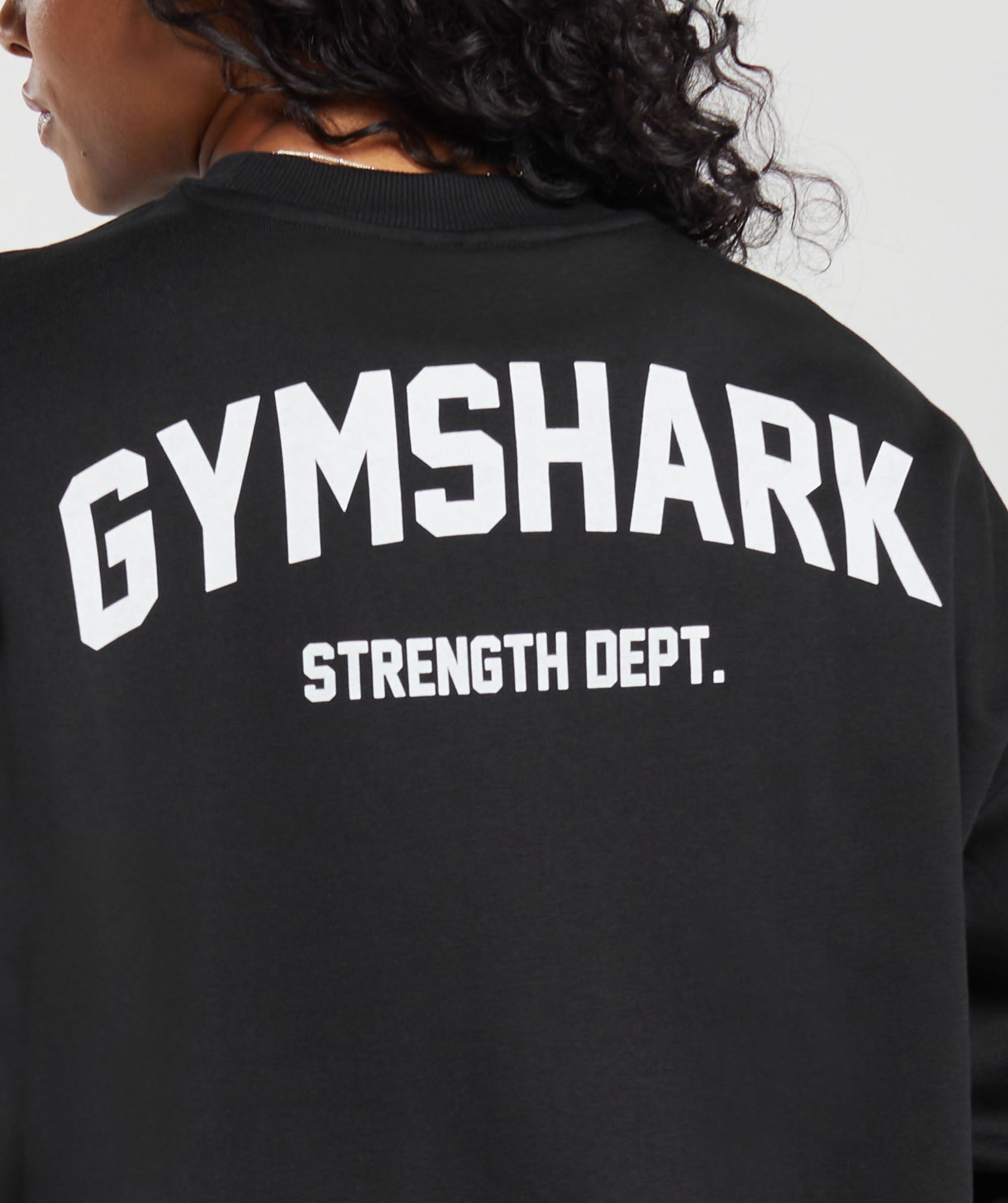 Gymshark Strength Department Graphic Joggers - Black