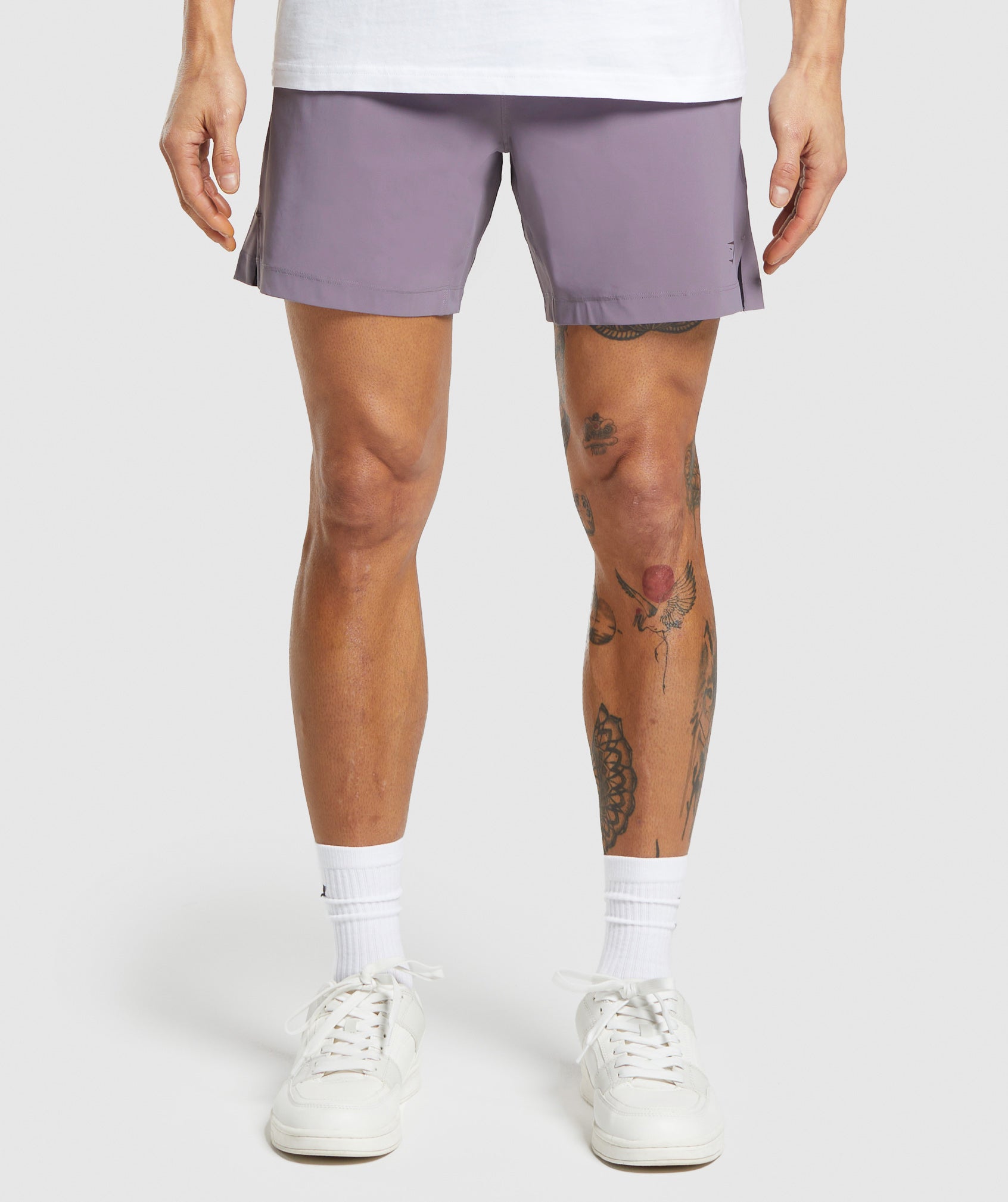 Gymshark Studio 6 Shorts - Sand Brown