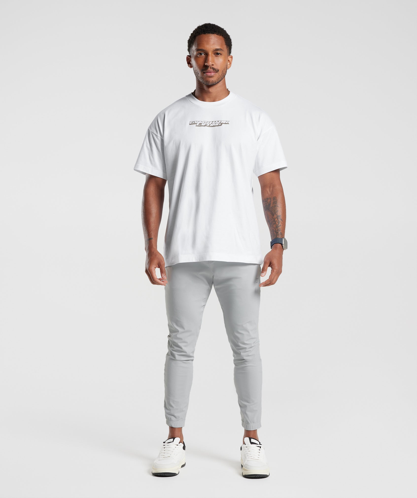 Studio Joggers in Light Grey - view 4