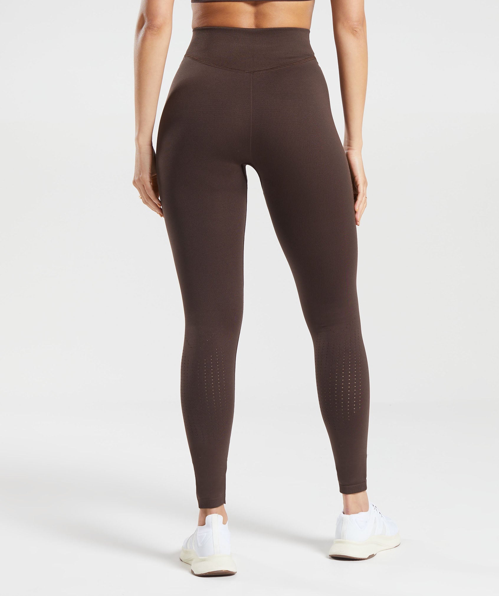 Gymshark Elevate Leggings - Rust Red