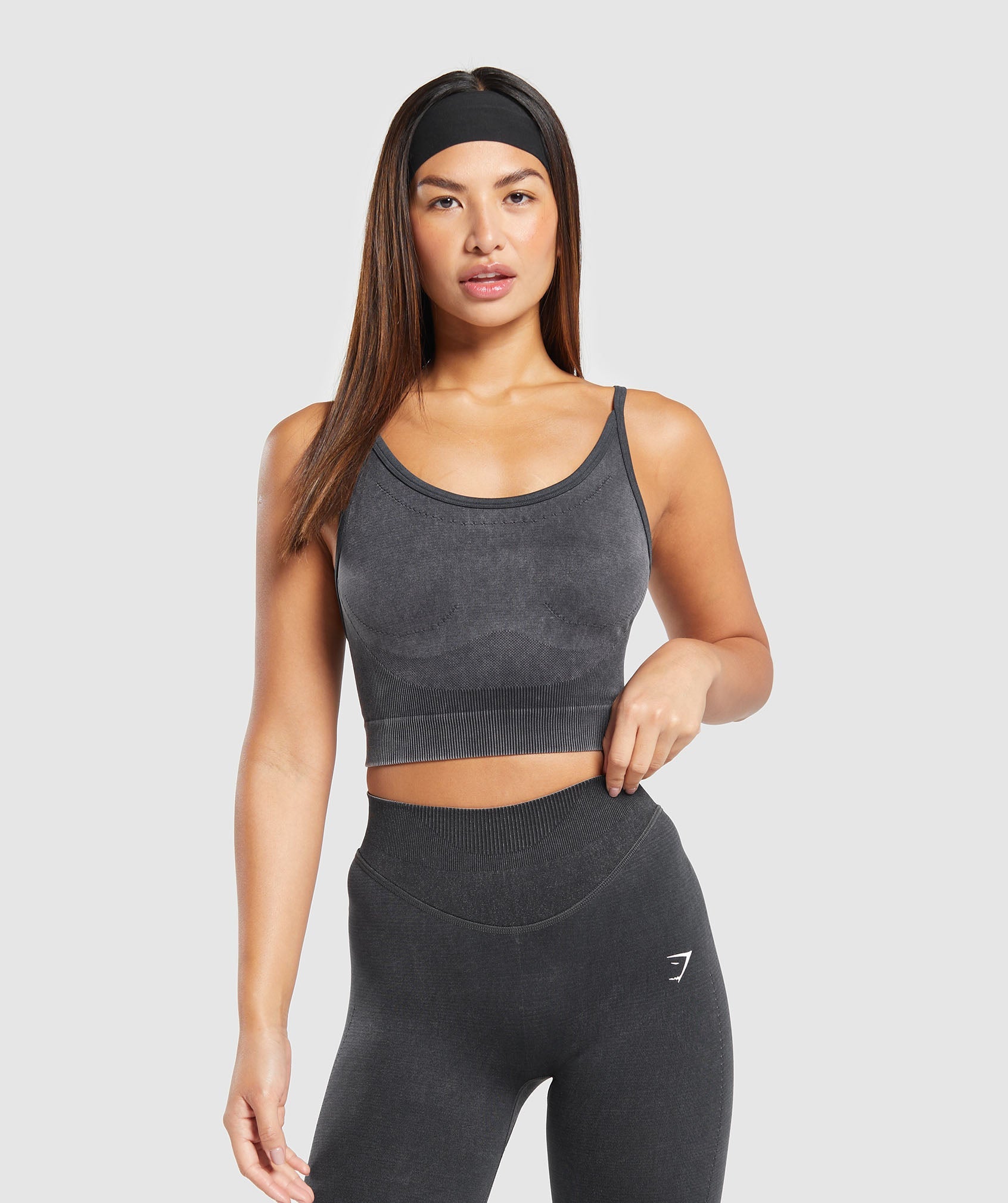 Sweat Seamless Washed Midi Tank en Black está agotado