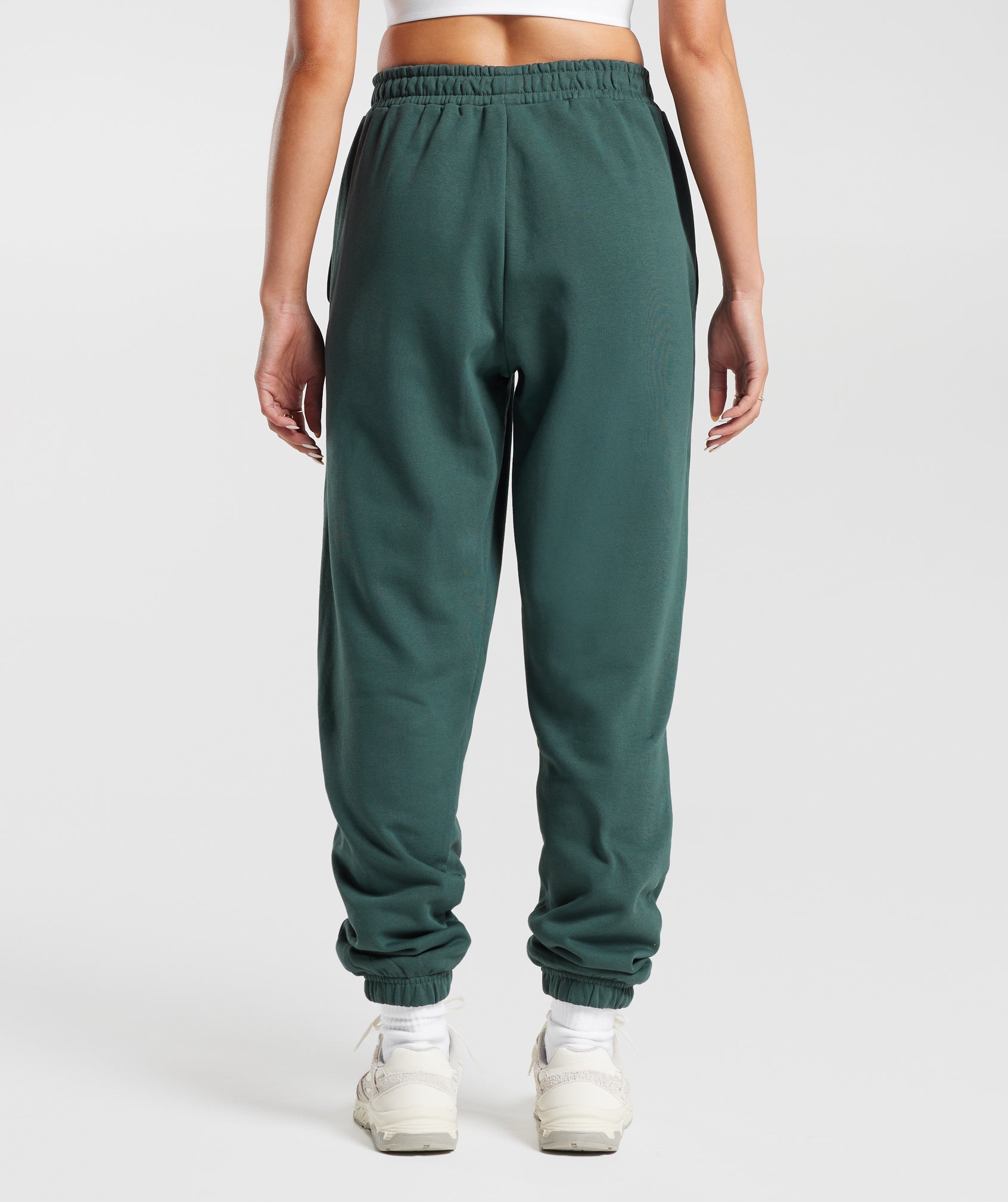 Women's Gymshark Recess Track training trousers cactus green