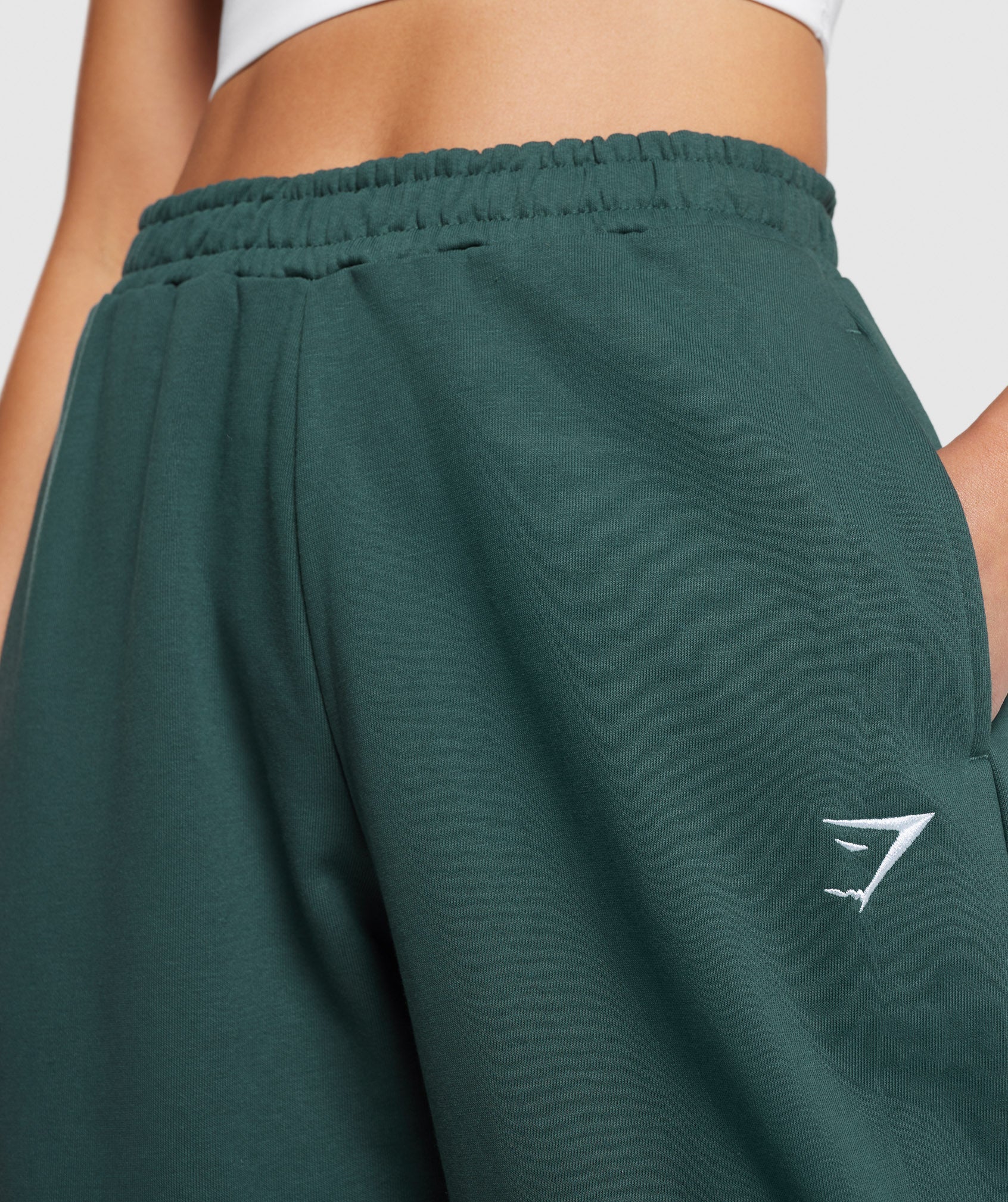 Gymshark Joggers & Sweatpants  Womens Training Fleece Joggers Fog Green -  Mcvallescrivia