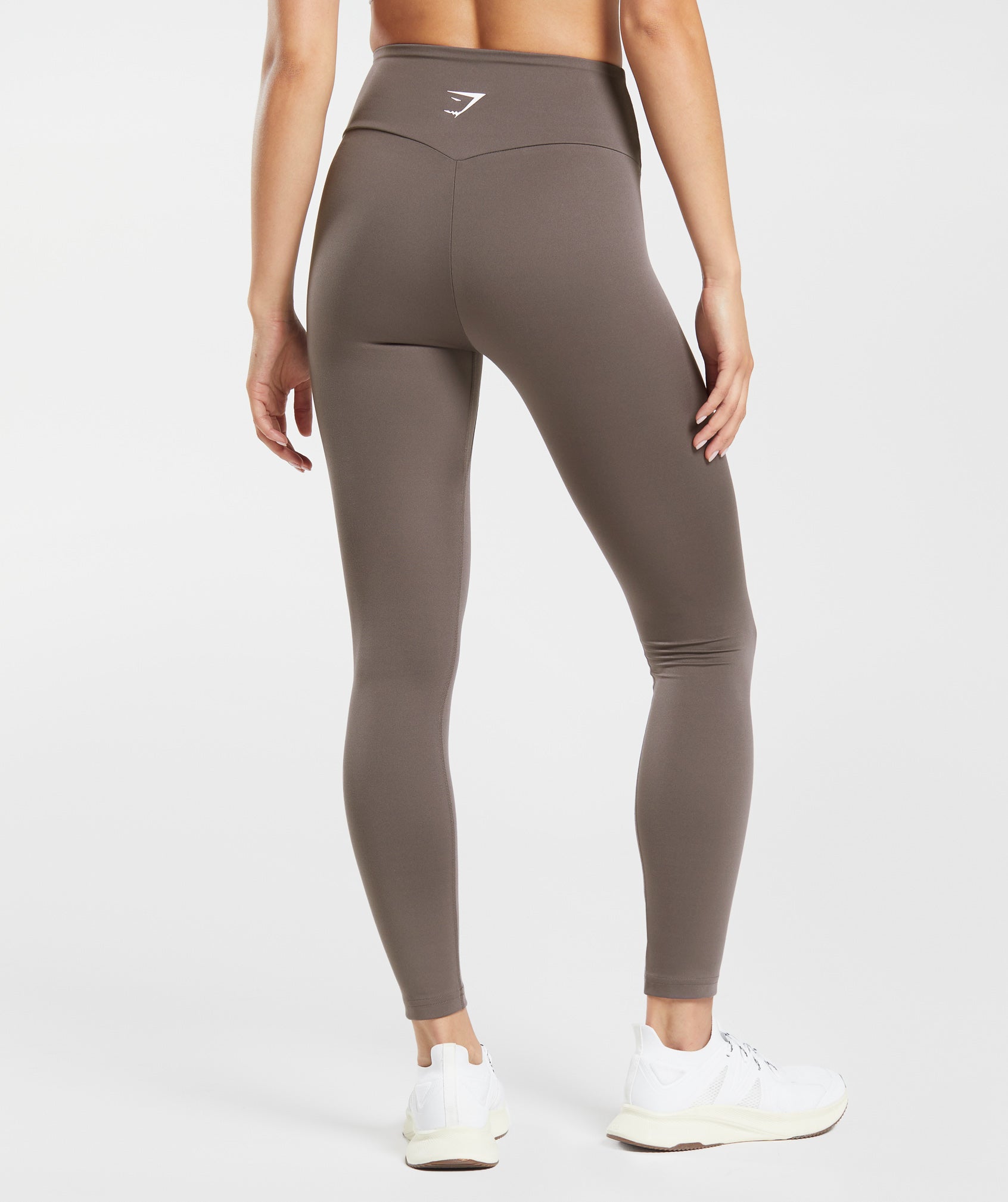 Gymshark Energy Seamless Womens Long Training Tights - Brown