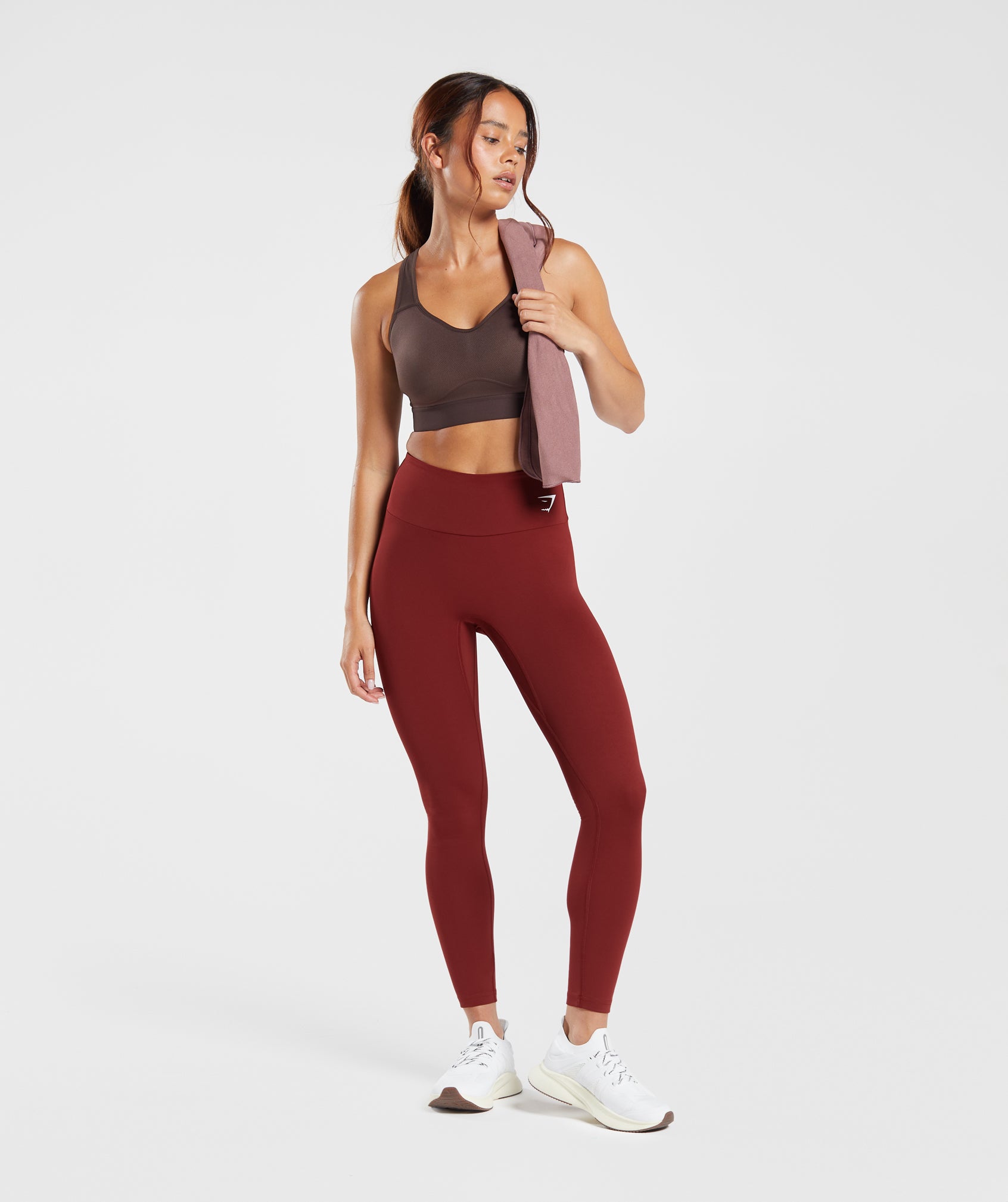 Training Leggings in Spiced Red - view 4