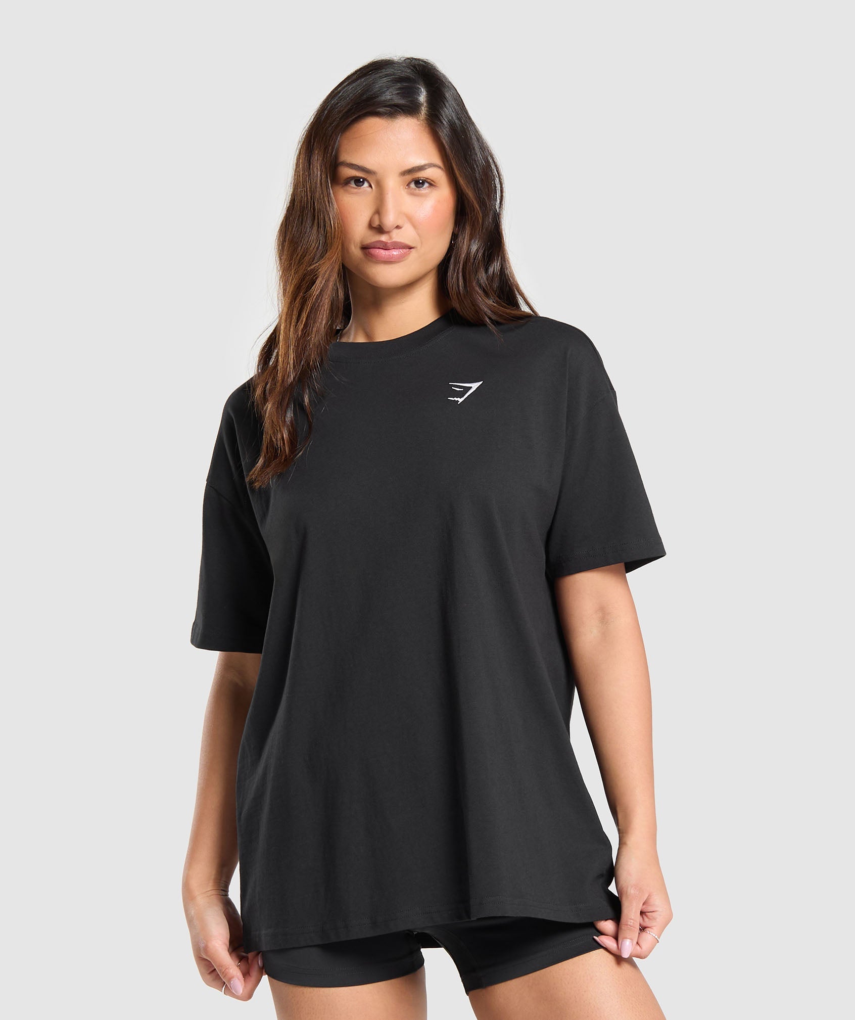 Training Oversized T-Shirt in Black - view 1