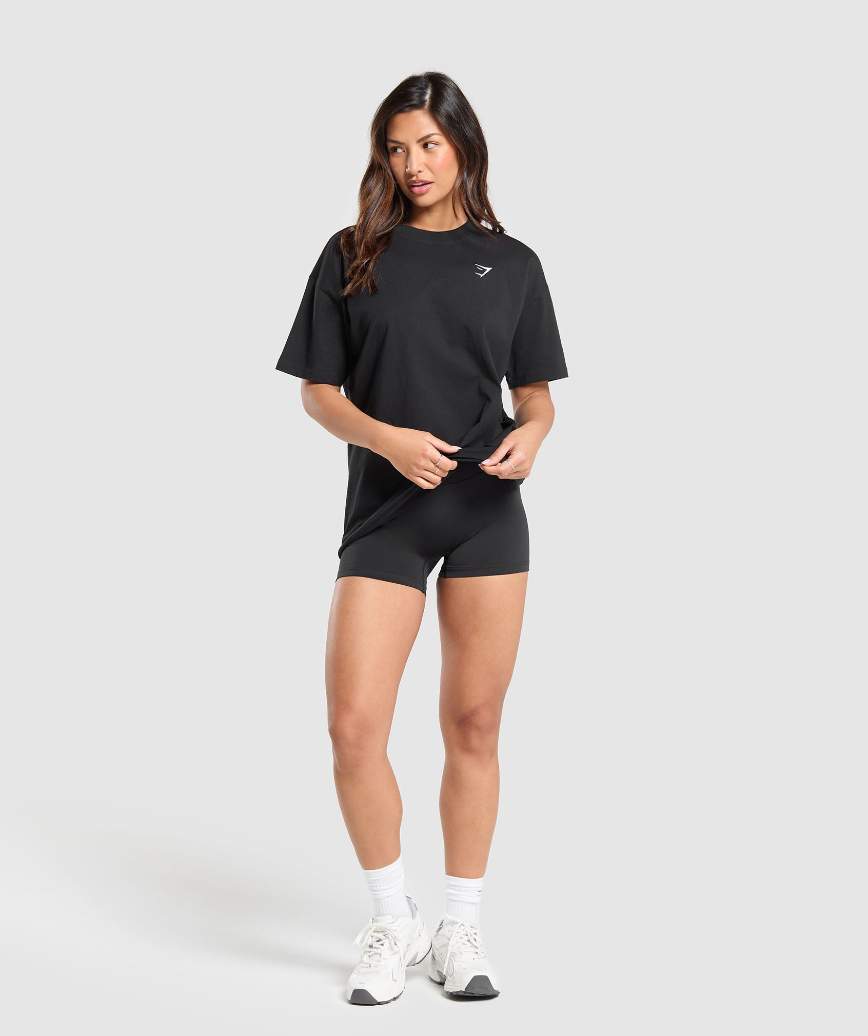 Training Oversized T-Shirt in Black - view 4