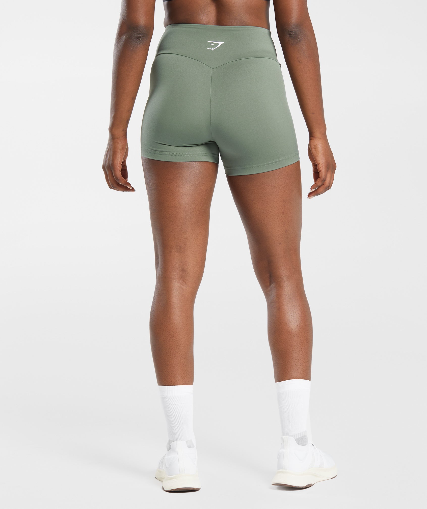 Training Tight Shorts in Dusk Green - view 2