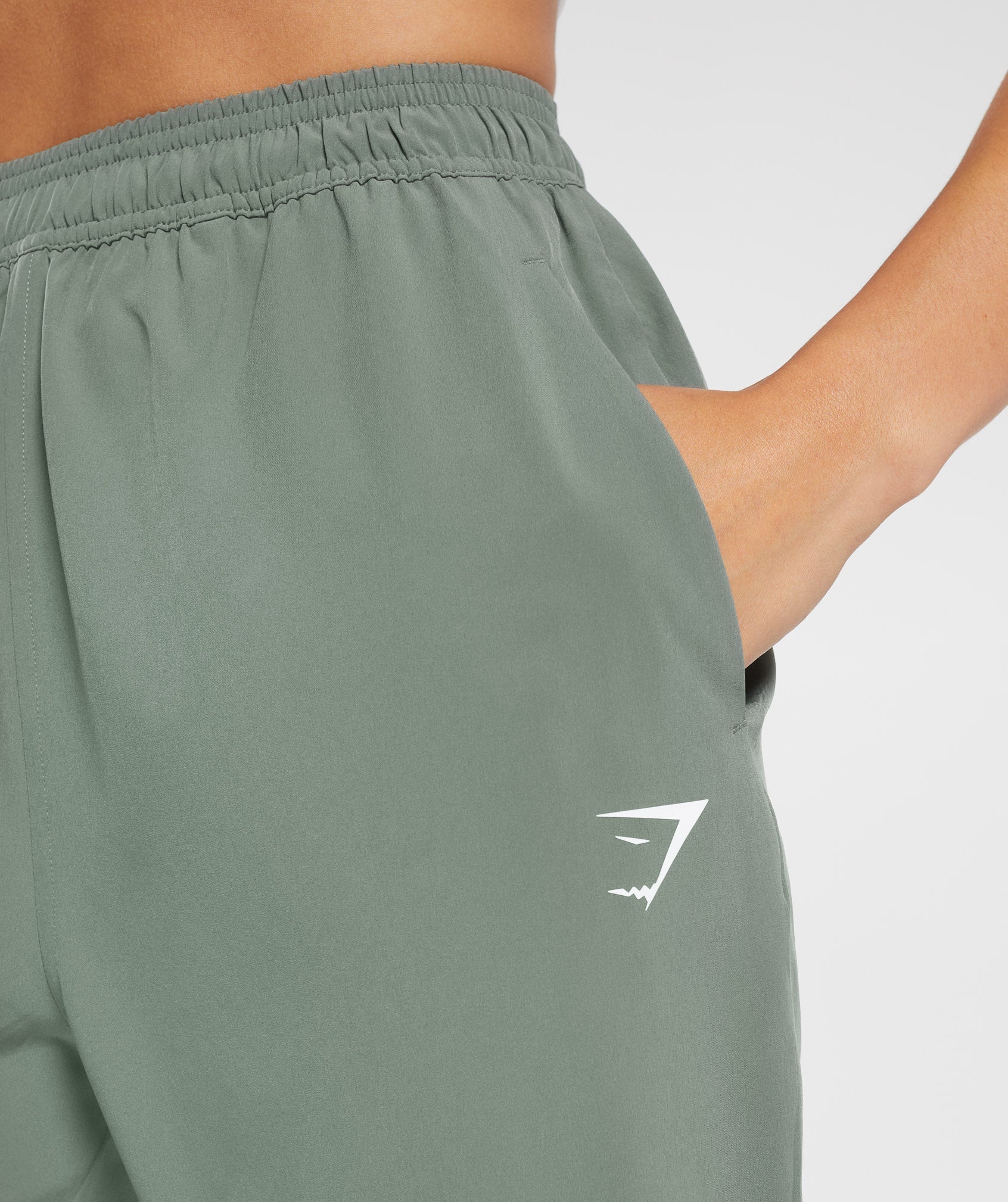 Women's Gymshark Recess Track training trousers cactus green 