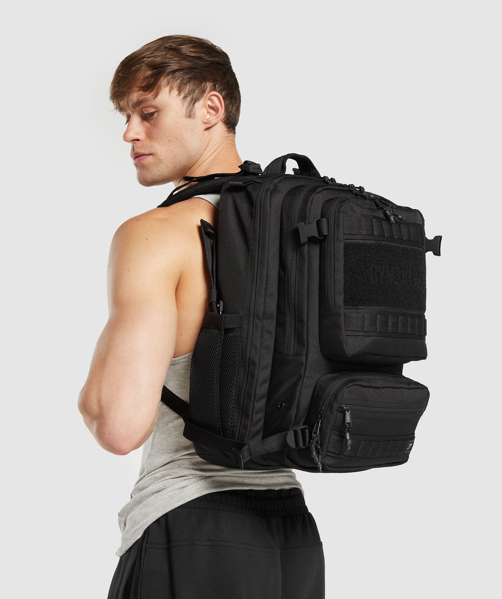 Tactical Backpack in Black - view 3